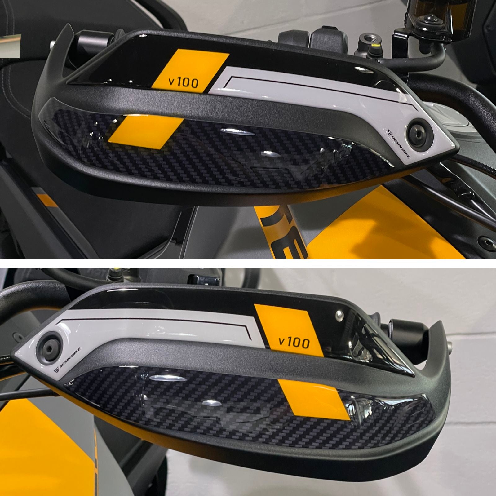 Resin Bike 3D Motorcycle Stickers - Full Kit | Moto Guzzi Stelvio 2024>2026 -   Pyramid Motorcycle Accessories