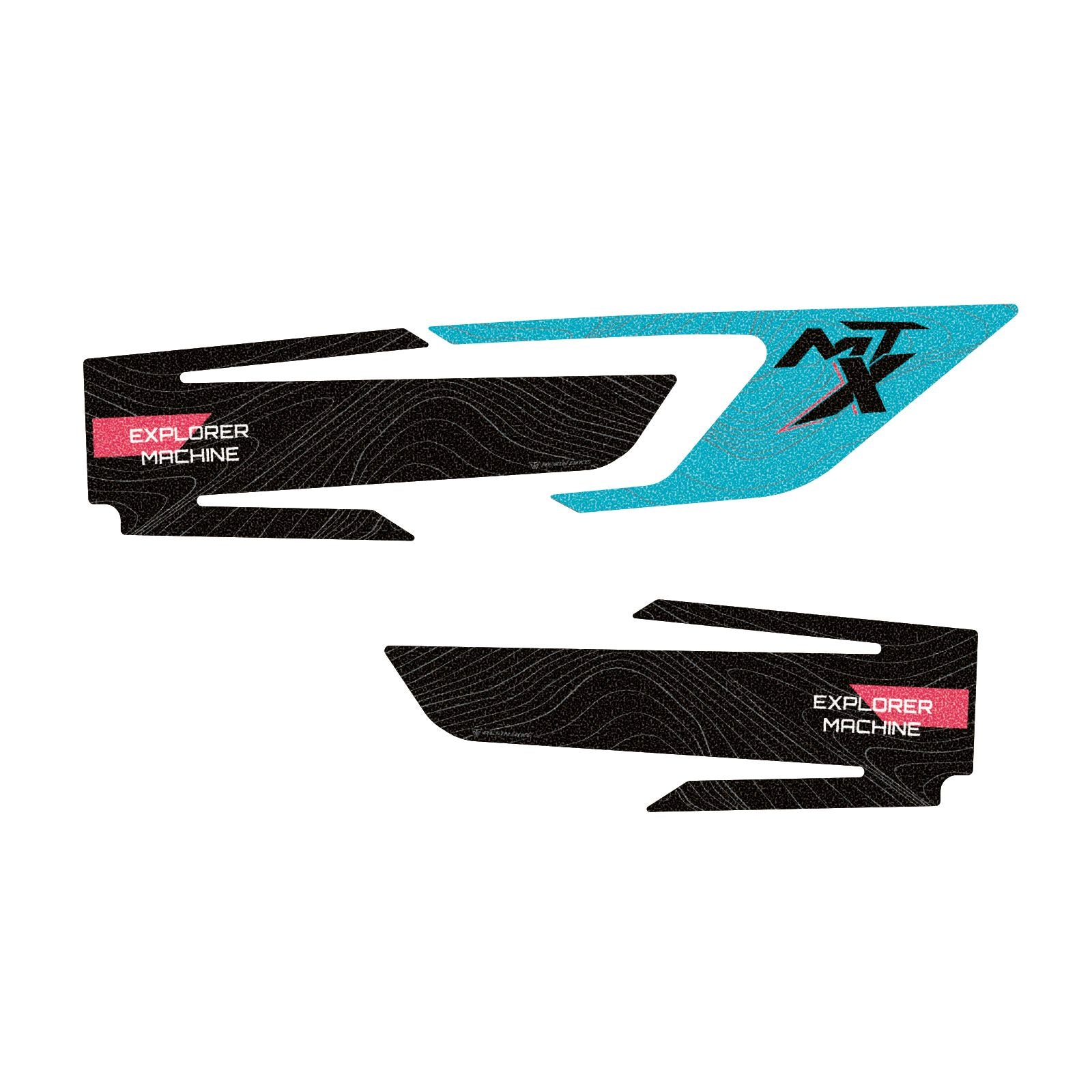 Resin Bike Crystal Motorcycle Protection Stickers - Swingarm| CFMoto 800MT-X 2025>2026 -   Pyramid Motorcycle Accessories