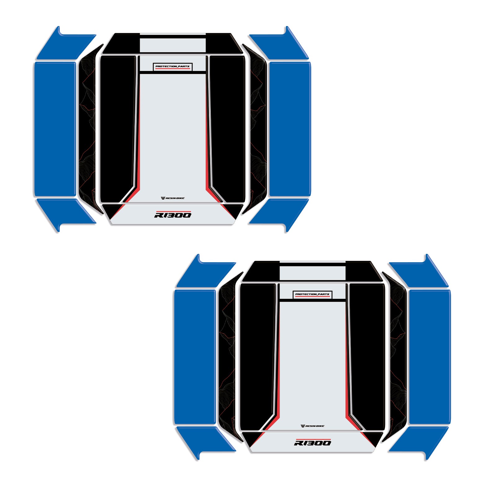 Resin Bike 3D Motorcycle Stickers - Panniers | BMW R 1300 GS Adventure 2025>2026 RB-1000797100005 -   Pyramid Motorcycle Accessories