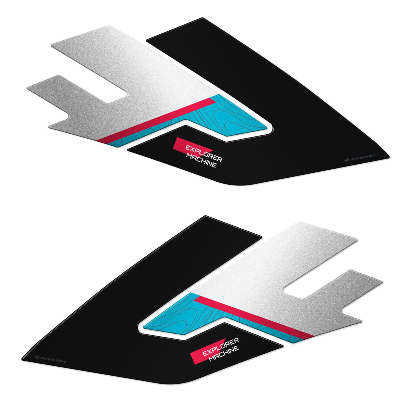 Resin Bike 3D Motorcycle Stickers - Tank Sides | CFMoto 800MT-X 2025>2026 -   Pyramid Motorcycle Accessories