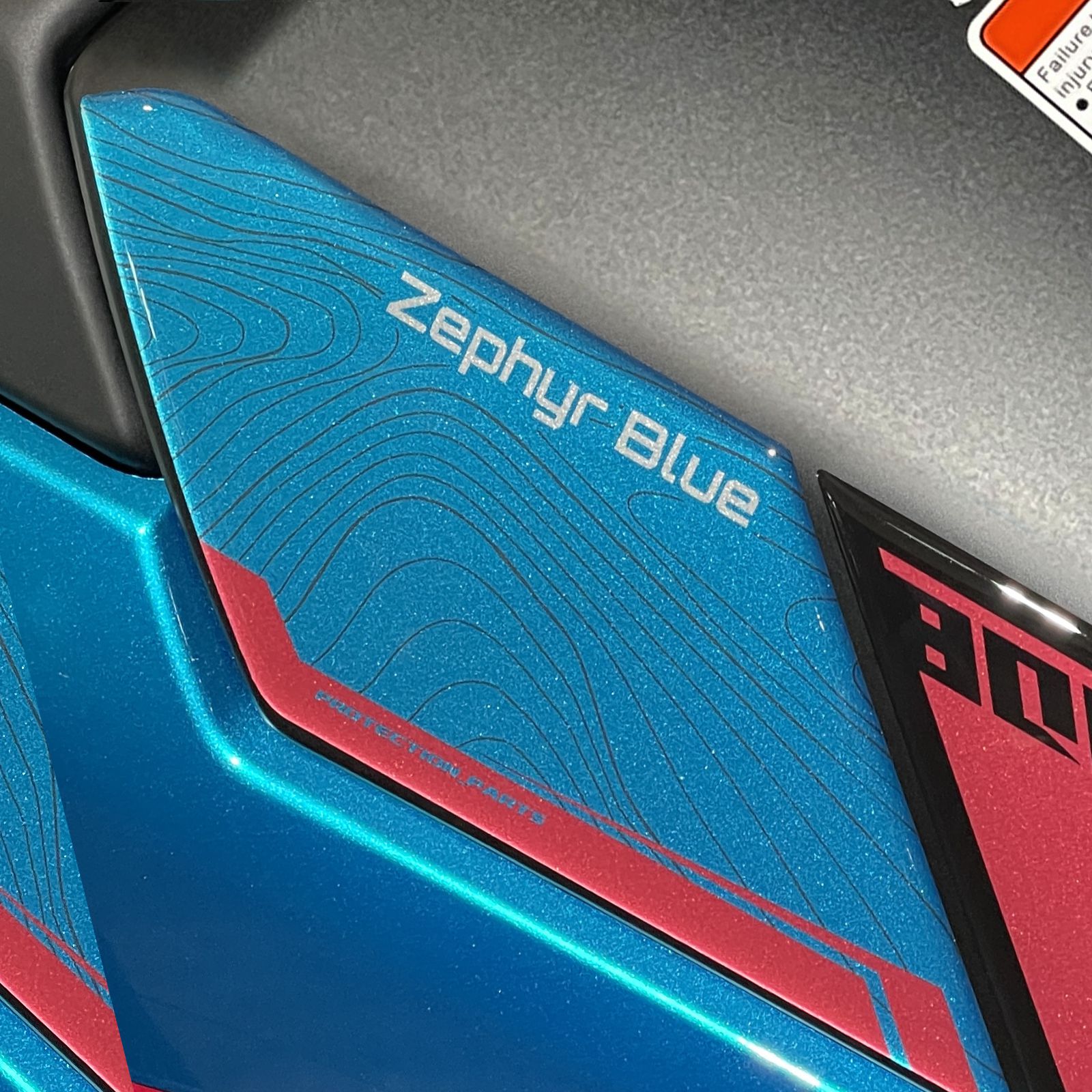 Resin Bike 3D Motorcycle Stickers - Tank Pad | CFMoto 800MT-X 2025>2026 RB-1000798100004 -   Pyramid Motorcycle Accessories