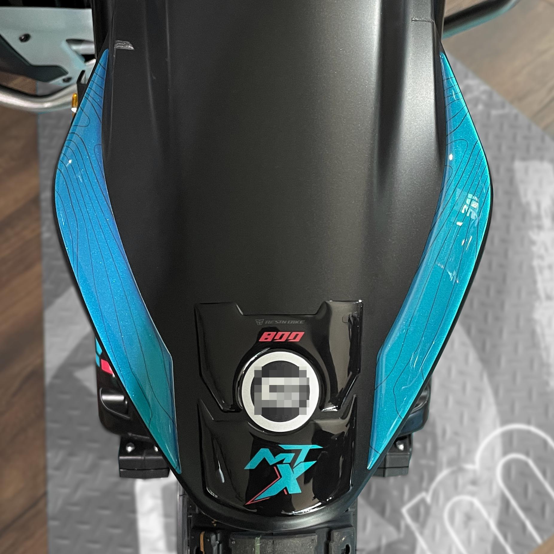 Resin Bike 3D Motorcycle Stickers - Front Fender | CFMoto 800MT-X 2025>2026 -   Pyramid Motorcycle Accessories