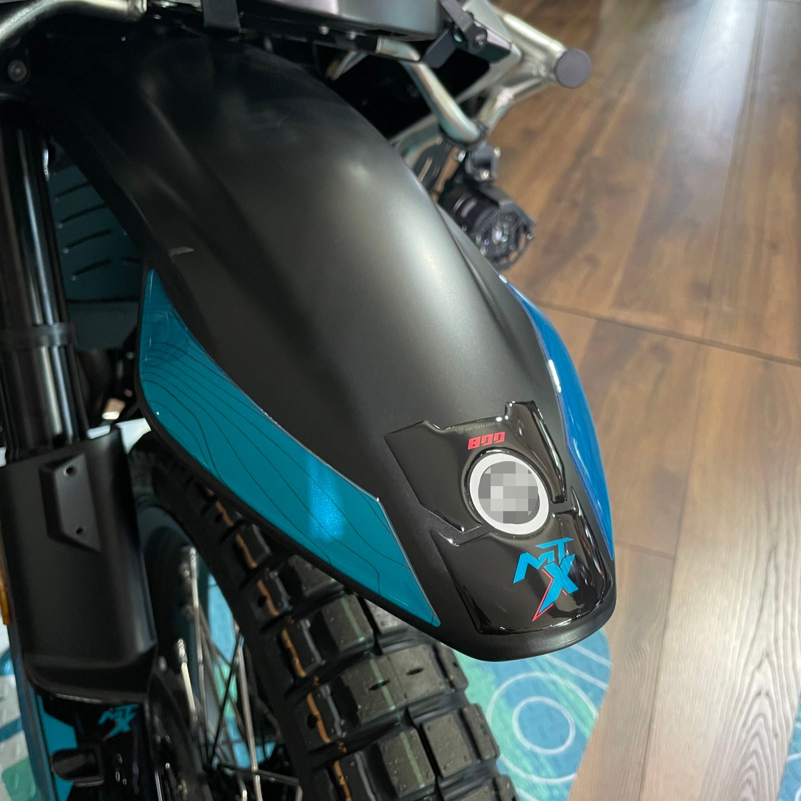 Resin Bike 3D Motorcycle Stickers - Front Fender | CFMoto 800MT-X 2025>2026 -   Pyramid Motorcycle Accessories