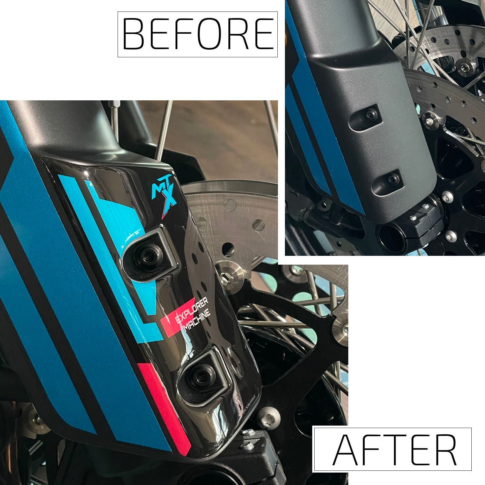 Resin Bike 3D Motorcycle Stickers - Side Panels | CFMoto 800MT-X 2025>2026 RB-1000798300008 -   Pyramid Motorcycle Accessories
