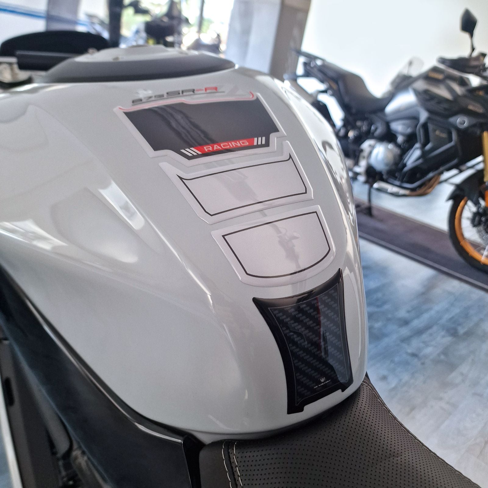 Resin Bike 3D Motorcycle Stickers - Tank Pad | CFMoto 675SR-R 2025>2026 -   Pyramid Motorcycle Accessories
