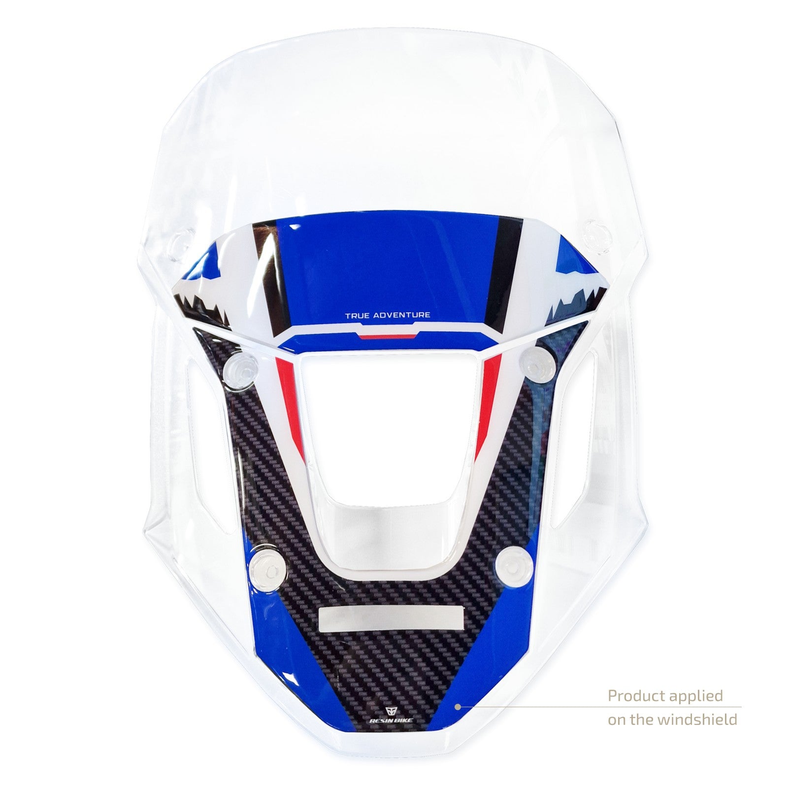 Resin Bike 3D Motorcycle Stickers - Windshield | Honda CRF 1100 L Africa Twin 2024>2025 -   Pyramid Motorcycle Accessories