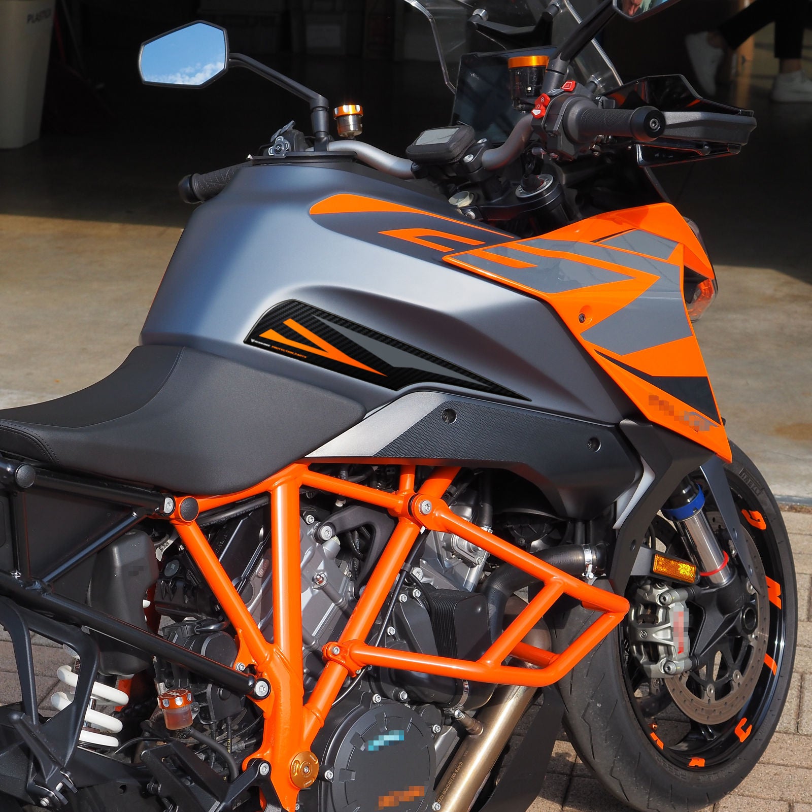 Resin Bike 3D Motorcycle Stickers - Tank Sides | KTM Super Duke 1290 GT 2019>2024 -   Pyramid Motorcycle Accessories