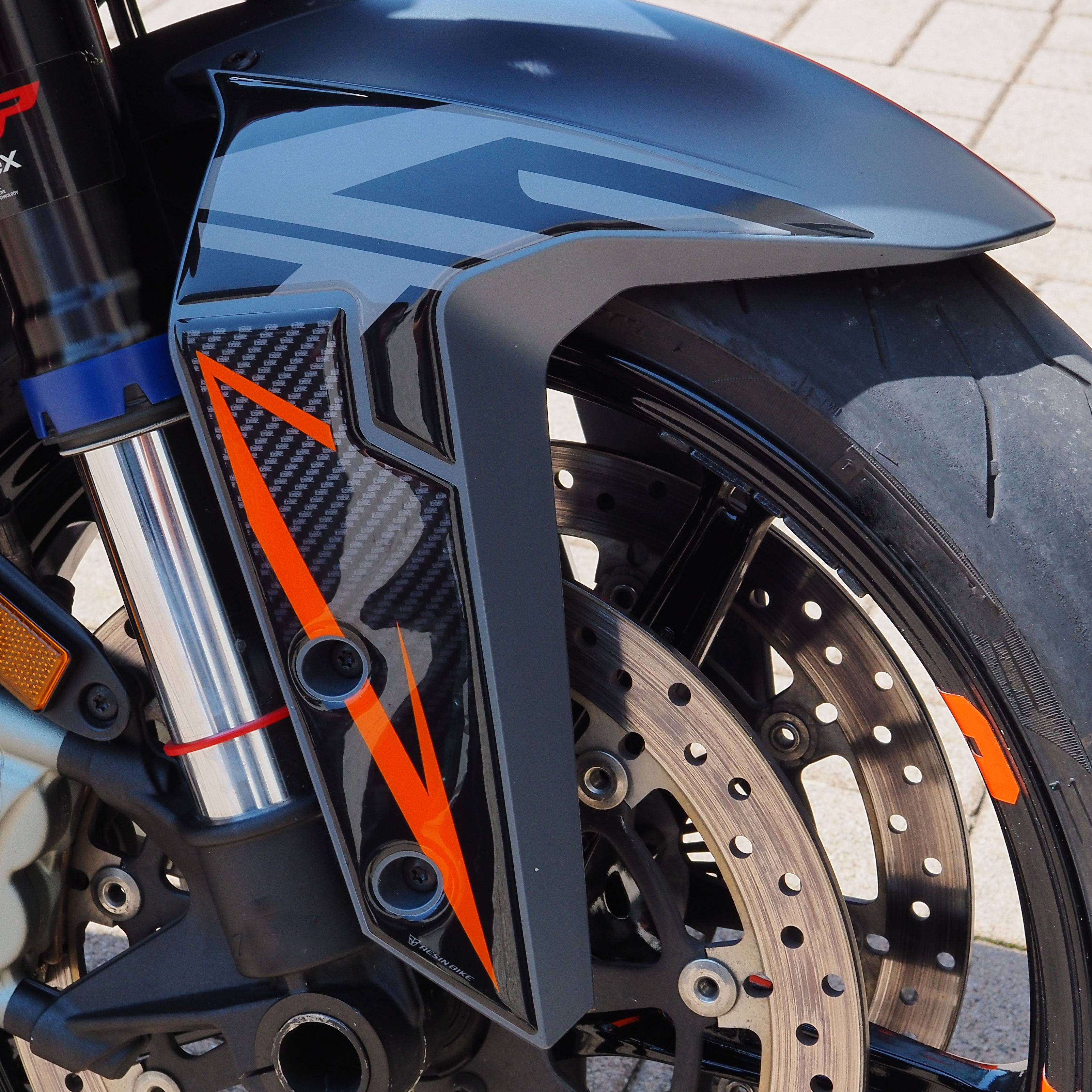 Resin Bike 3D Motorcycle Stickers - Front Fender | KTM Super Duke 1290 GT 2019>2024 -   Pyramid Motorcycle Accessories
