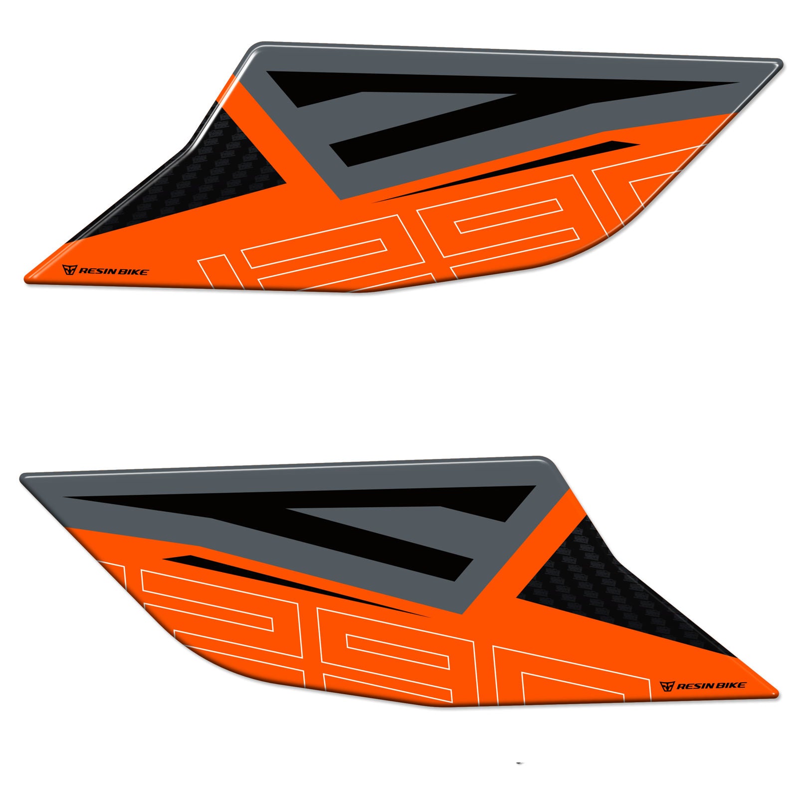 Resin Bike 3D Motorcycle Stickers - Handguards | KTM Super Duke 1290 GT 2019>2024 -   Pyramid Motorcycle Accessories