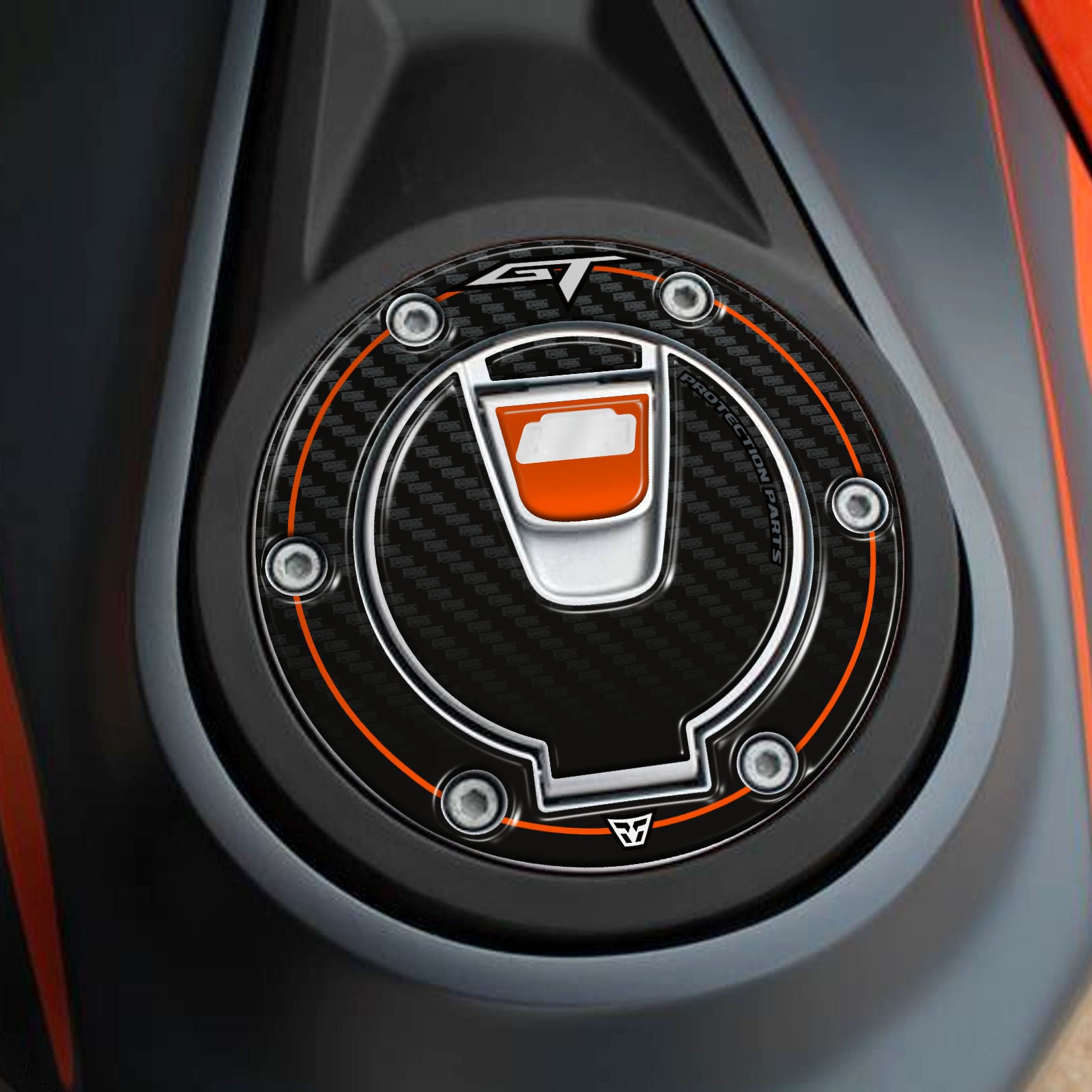 Resin Bike 3D Motorcycle Stickers - Basic Kit | KTM Super Duke 1290 GT 2019>2024 -   Pyramid Motorcycle Accessories