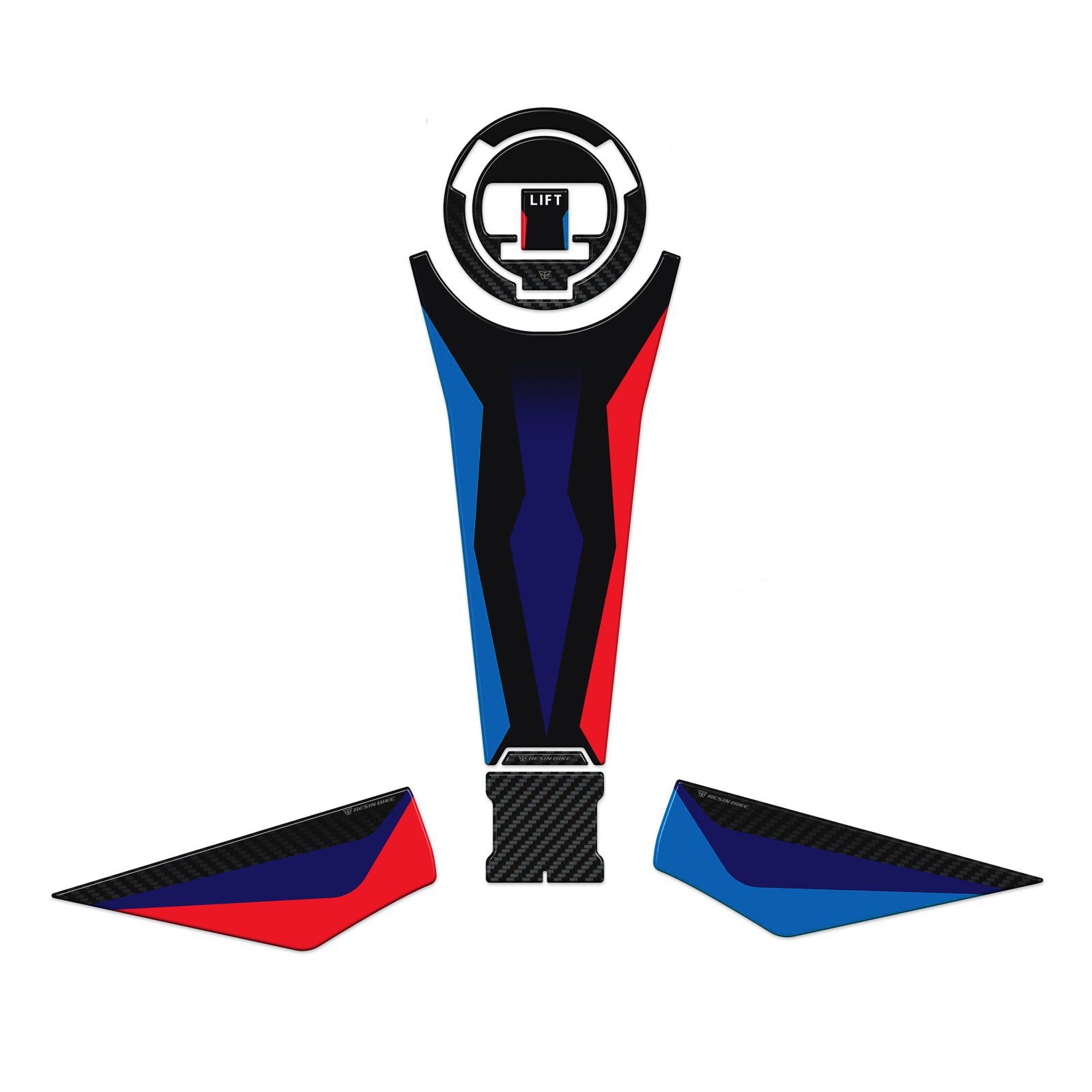 Resin Bike 3D Motorcycle Stickers - Basic Kit | BMW S 1000 R / M 1000 R 2021>2026 -   Pyramid Motorcycle Accessories