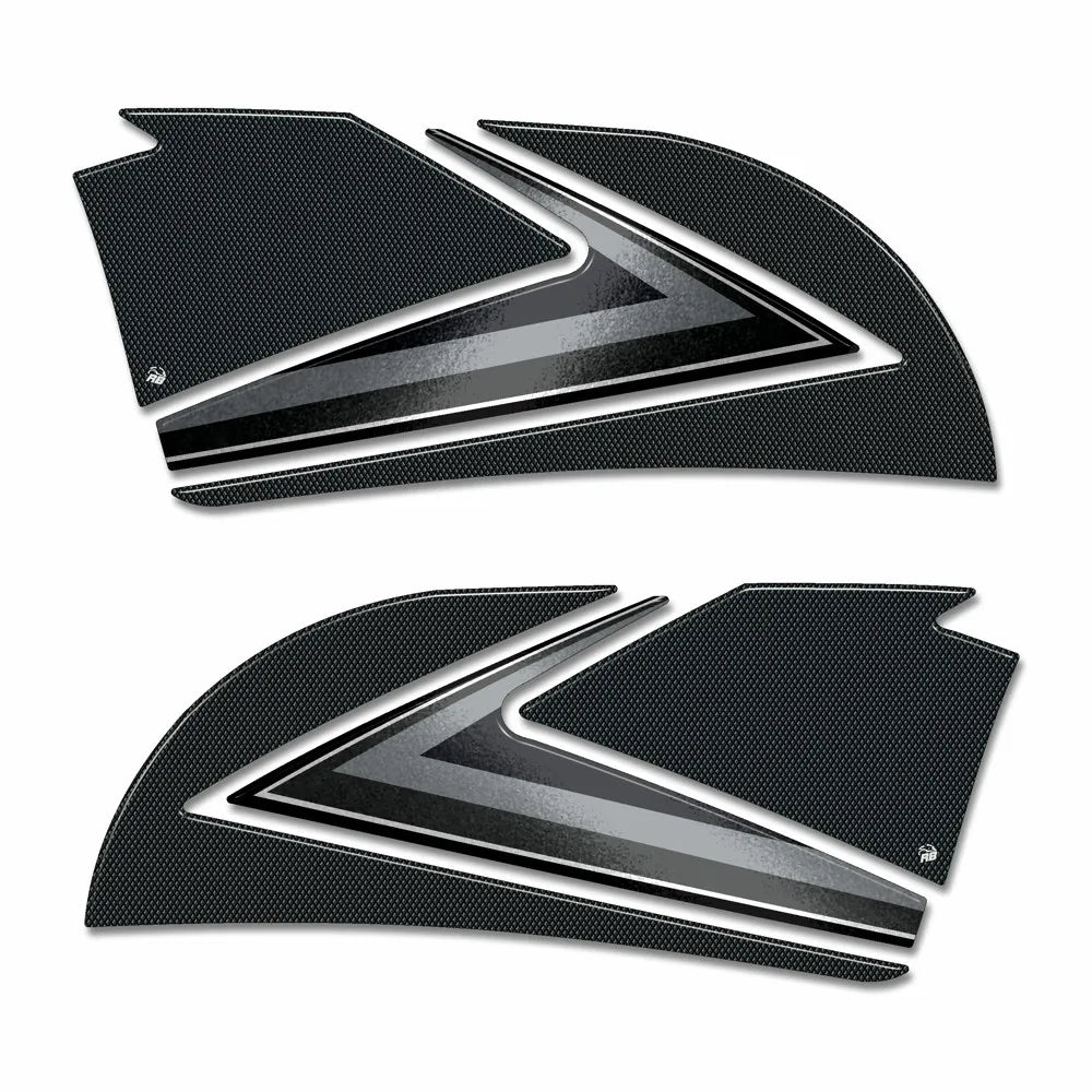 Resin Bike 3D Motorcycle Stickers - Tank Sides | Kawasaki Z 1000 SX 2017>2020 -   Pyramid Motorcycle Accessories