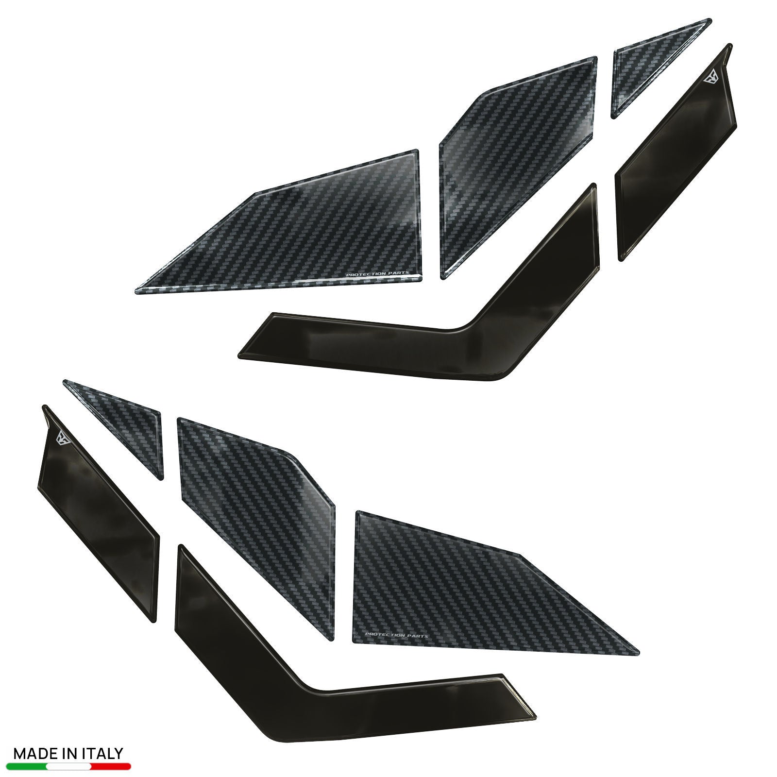 Resin Bike 3D Motorcycle Stickers - Footboard | Zontes ZT368T-G 2024>2026 -   Pyramid Motorcycle Accessories