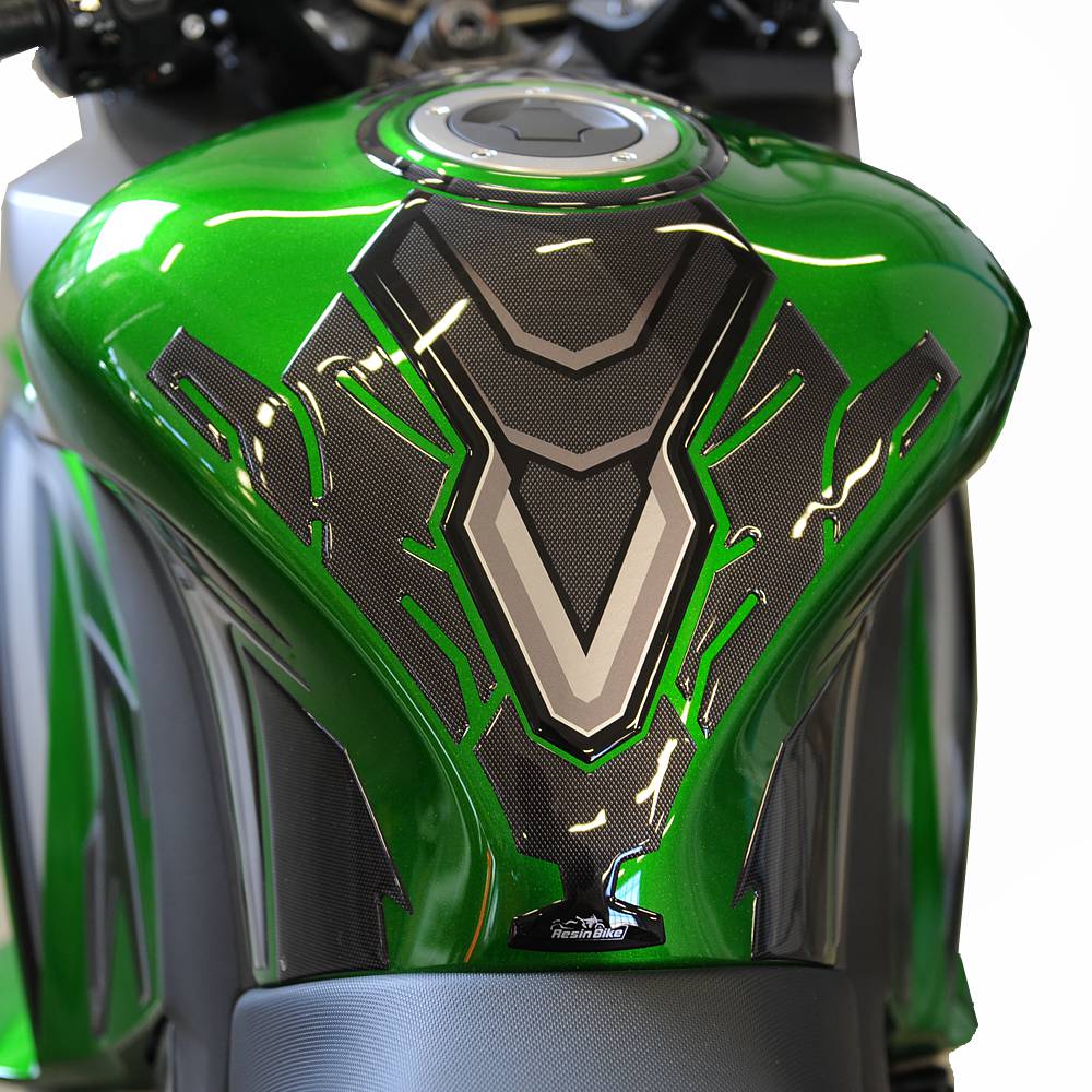 Resin Bike 3D Motorcycle Stickers - Tank Pad | Kawasaki Z 1000 SX 2017>2020 RB-B76328A5 -   Pyramid Motorcycle Accessories
