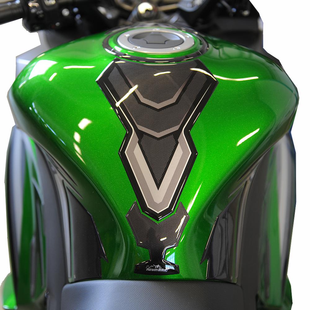 Resin Bike 3D Motorcycle Stickers - Tank Pad | Kawasaki Z 1000 SX 2017>2020 RB-B39097M0 -   Pyramid Motorcycle Accessories