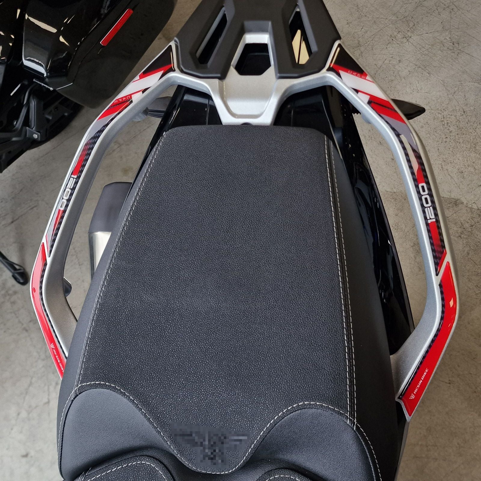 Resin Bike 3D Motorcycle Stickers - Passenger Handles | Moto Morini X-Cape 1200 2025>2026 -   Pyramid Motorcycle Accessories