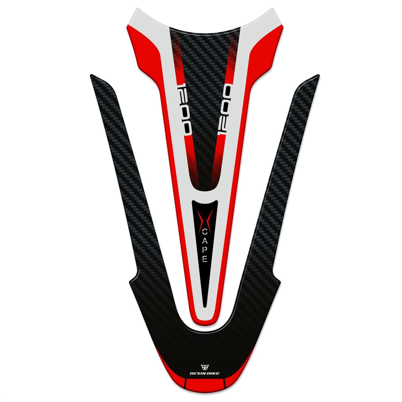 Resin Bike 3D Motorcycle Stickers - Tank Pad | Moto Morini X-Cape 1200 2025>2026 -   Pyramid Motorcycle Accessories