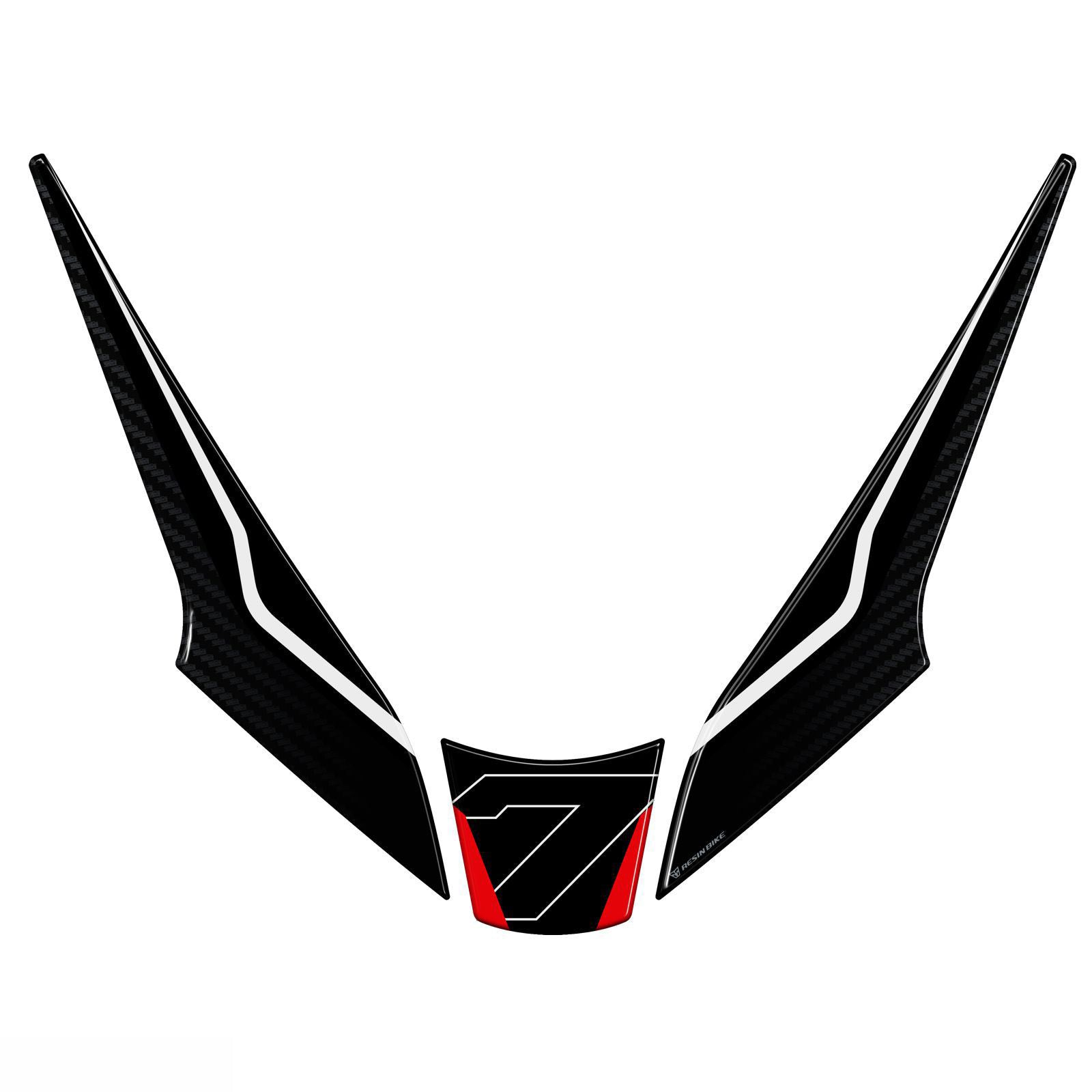 Resin Bike 3D Motorcycle Stickers - Headlight | Yamaha Tracer 7 2025>2026 -   Pyramid Motorcycle Accessories