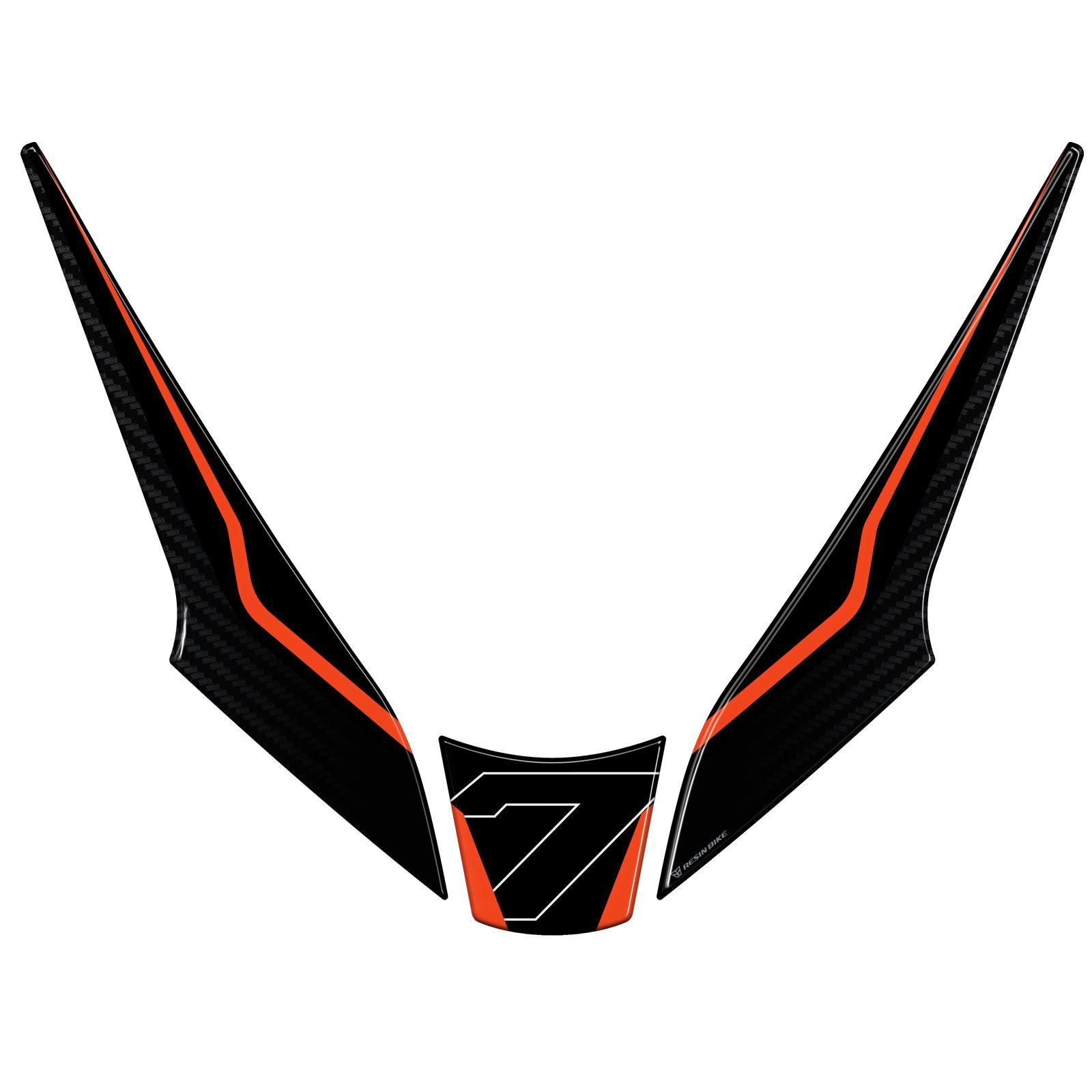 Resin Bike 3D Motorcycle Stickers - Headlight | Yamaha Tracer 7 2025>2026 RB-1000808300004 -   Pyramid Motorcycle Accessories