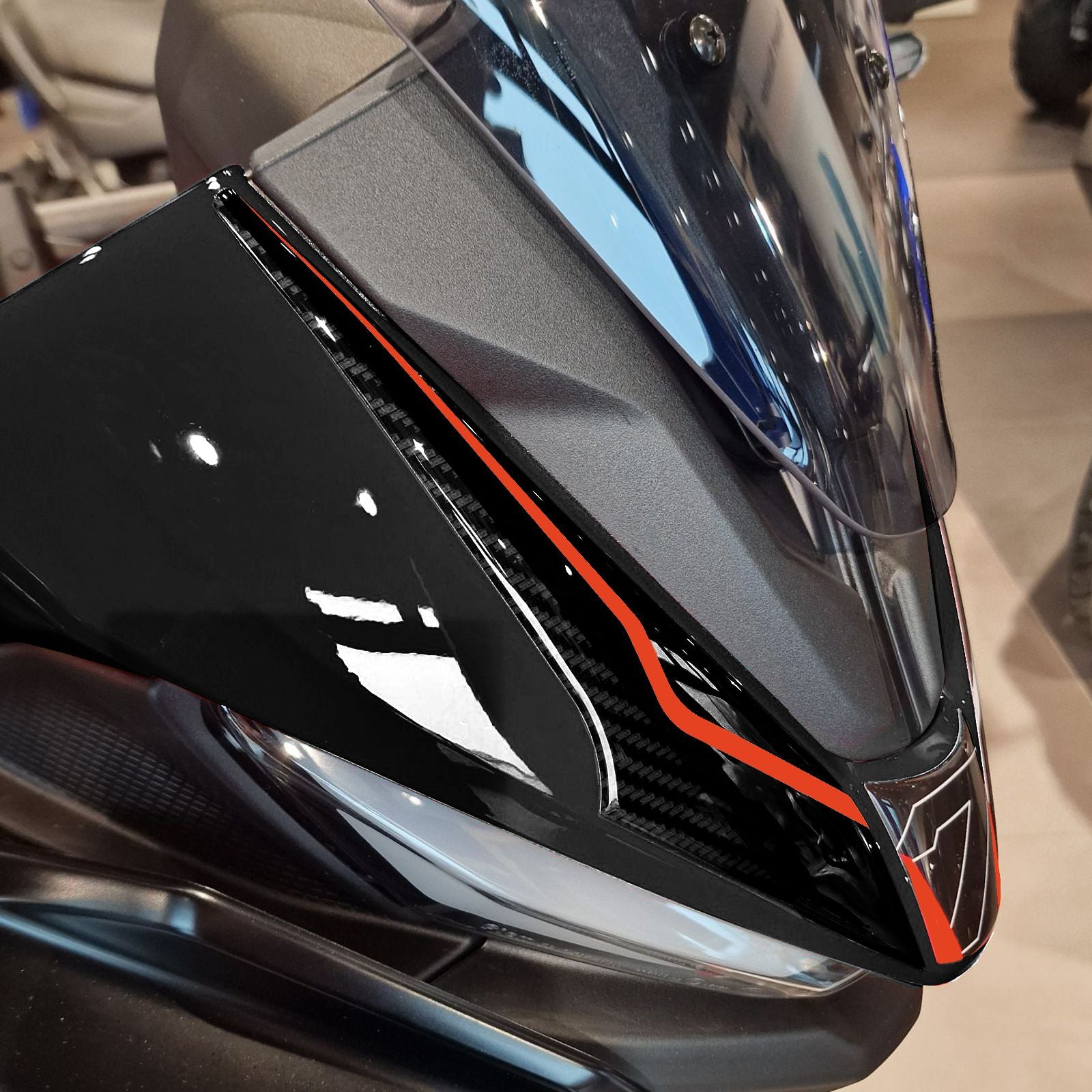 Resin Bike 3D Motorcycle Stickers - Headlight | Yamaha Tracer 7 2025>2026 RB-1000808300004 -   Pyramid Motorcycle Accessories