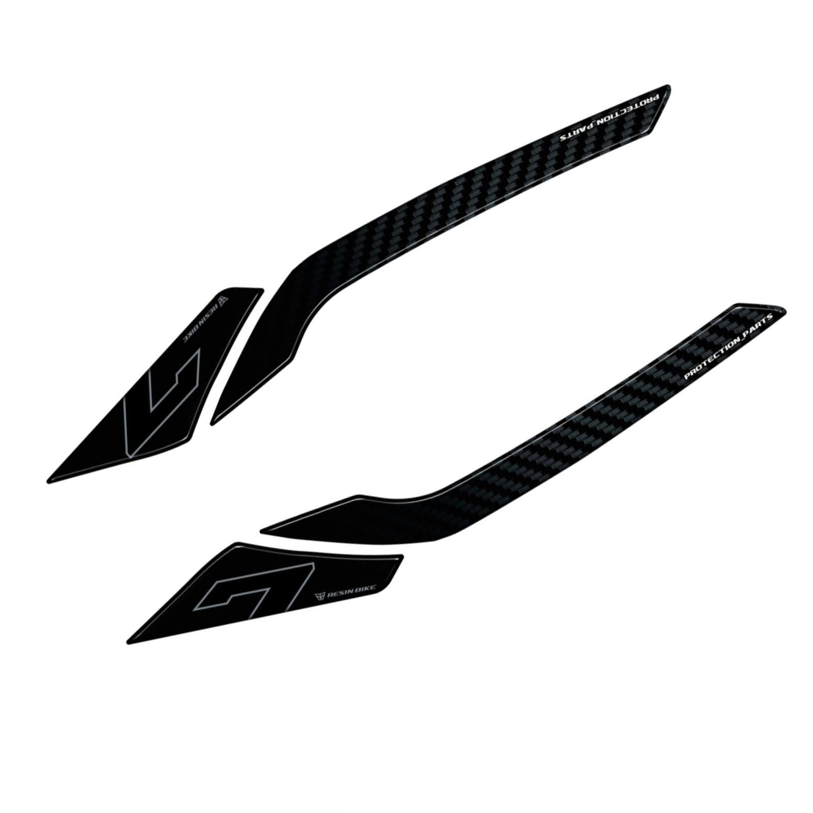 Resin Bike 3D Motorcycle Stickers - Passenger Handles | Yamaha Tracer 7 / 7GT 2025>2026 -   Pyramid Motorcycle Accessories