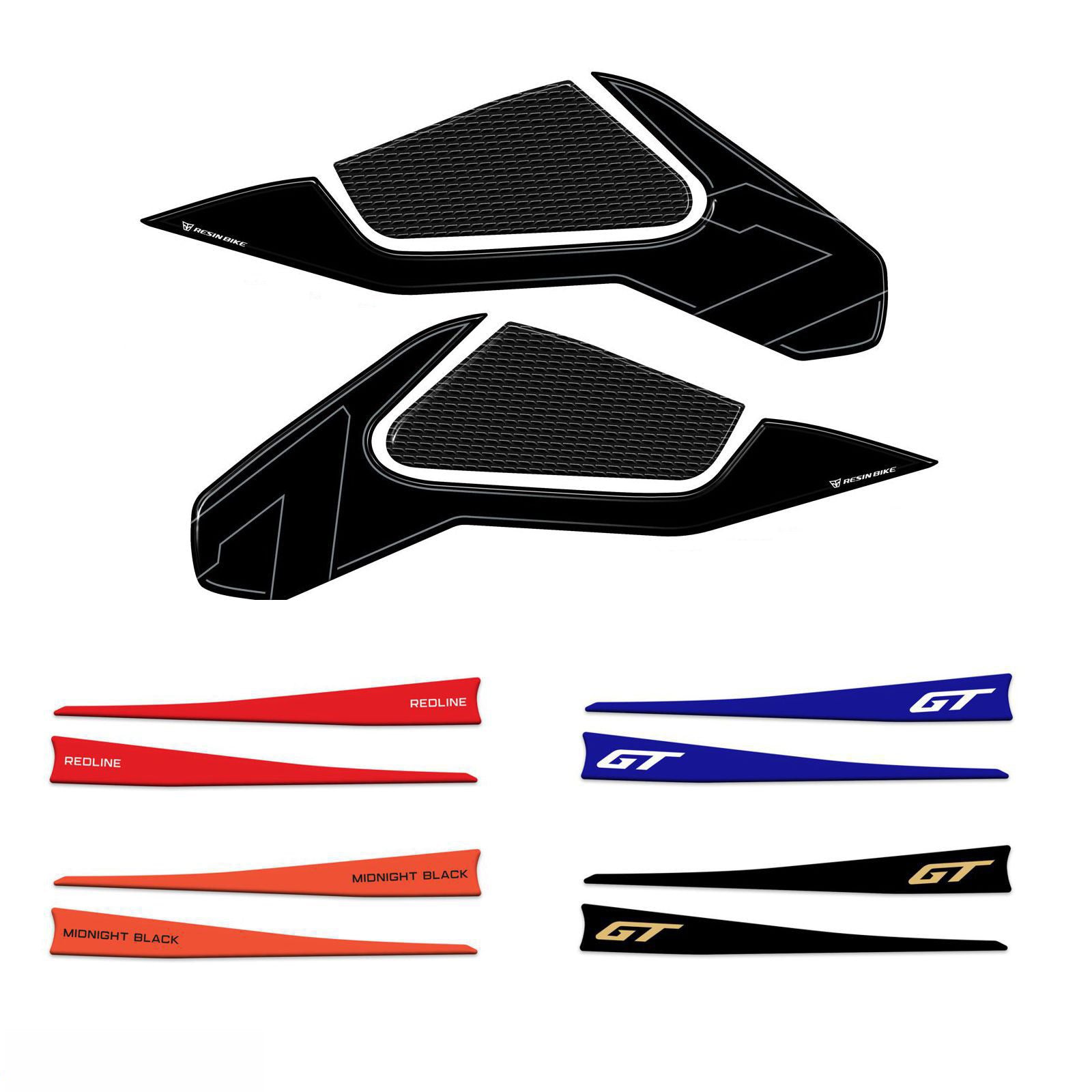 Resin Bike 3D Motorcycle Stickers - Handguards | Yamaha Tracer 7 / 7GT 2025>2026 -   Pyramid Motorcycle Accessories
