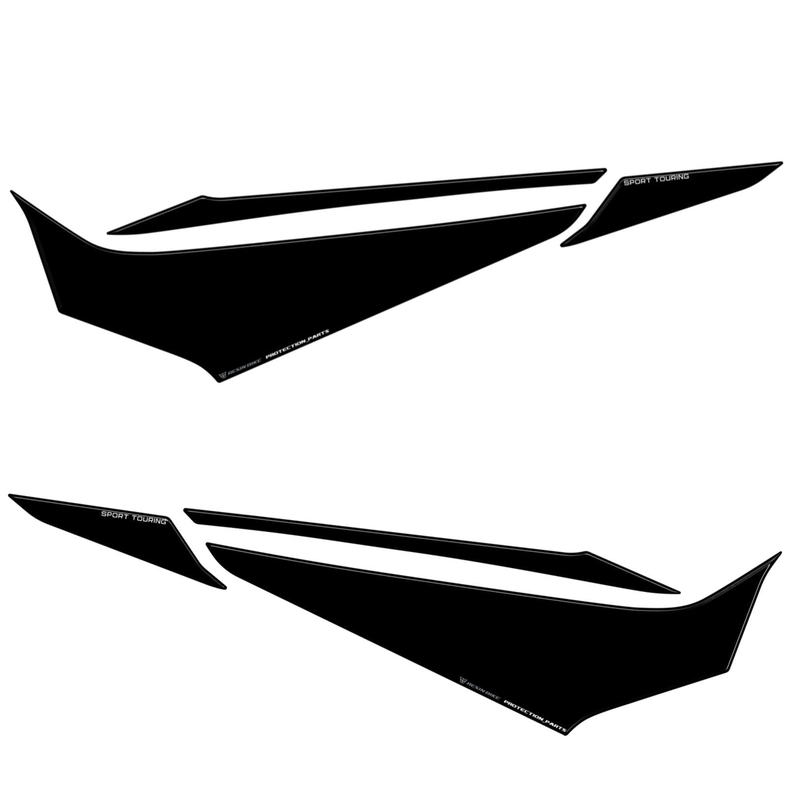 Resin Bike 3D Motorcycle Stickers - Underseat | Yamaha Tracer 7 / 7GT 2025>2026 -   Pyramid Motorcycle Accessories