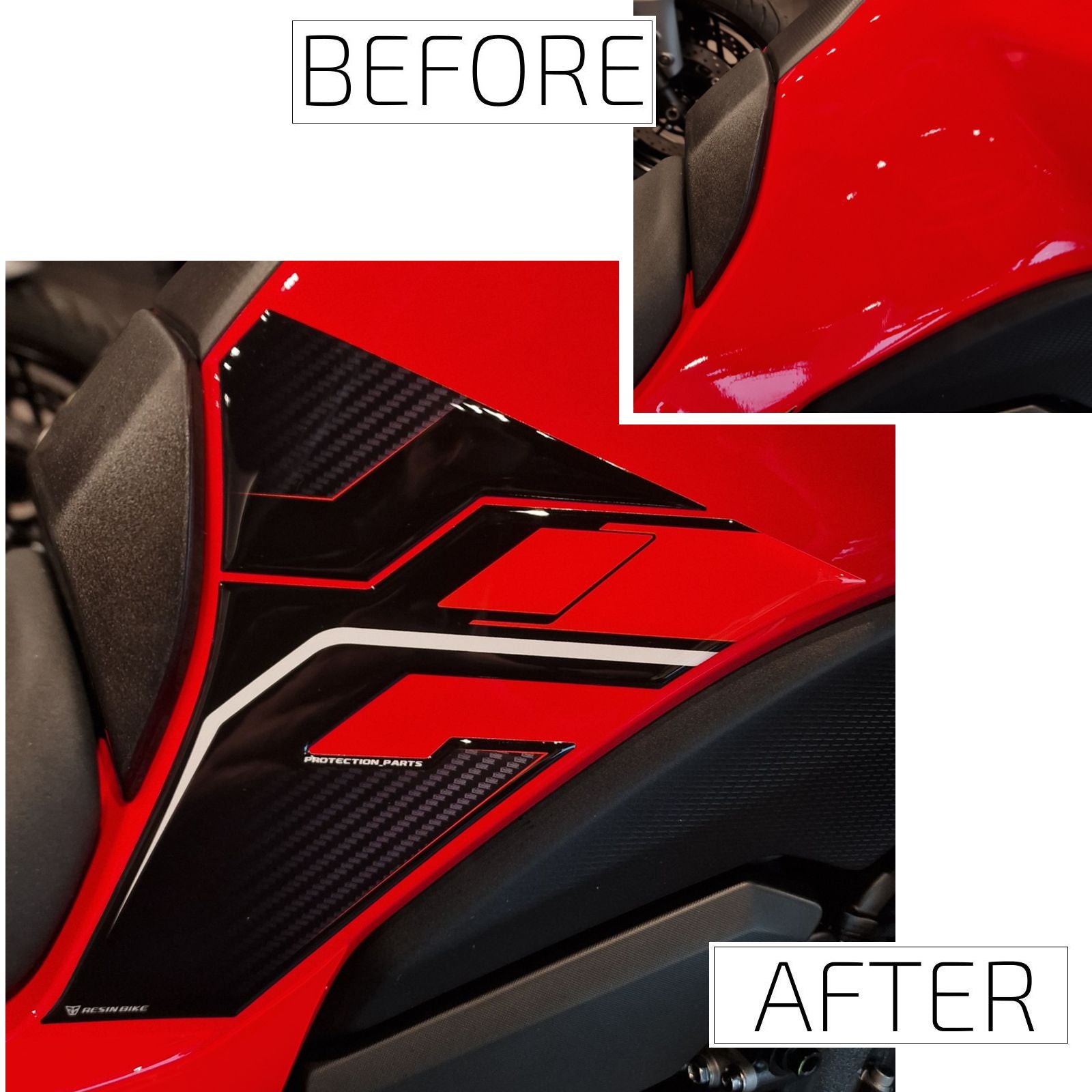 Resin Bike 3D Motorcycle Stickers - Basic Kit | Yamaha Tracer 7 2025>2026 RB-1000809700001 -   Pyramid Motorcycle Accessories