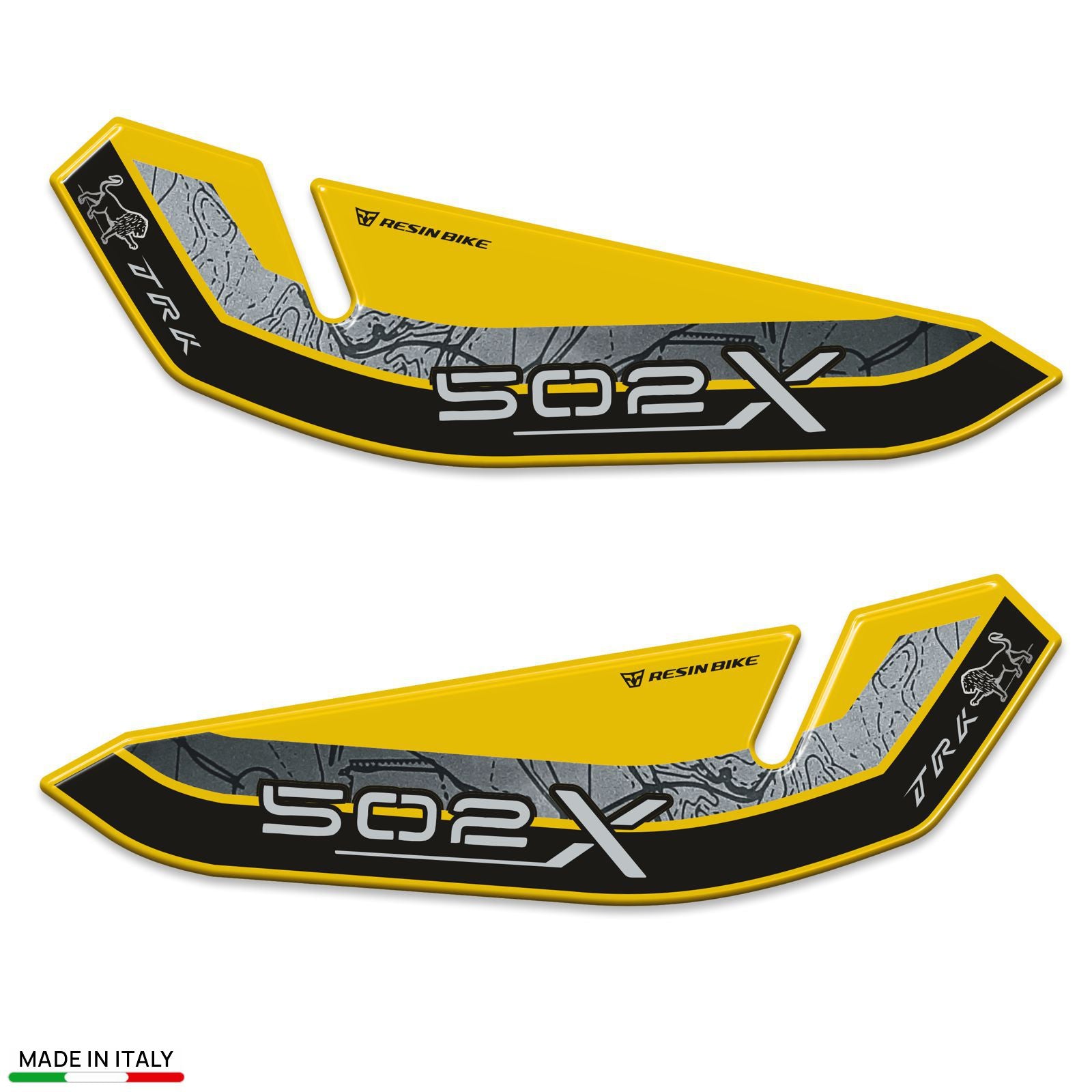 Resin Bike 3D Motorcycle Stickers - Handguards | Benelli TRK 502 X 2021>2026 -   Pyramid Motorcycle Accessories