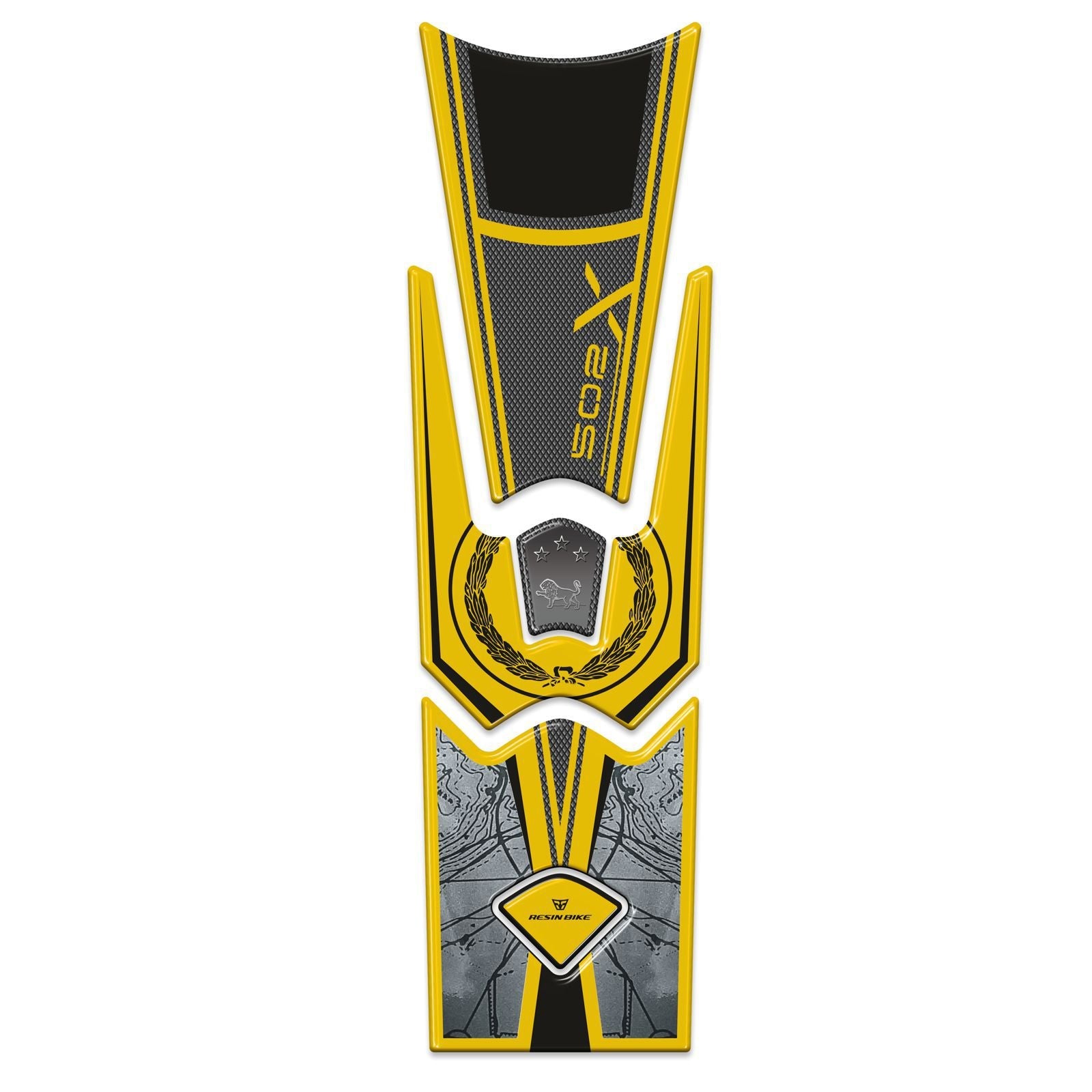 Resin Bike 3D Motorcycle Stickers - Tank Pad | Benelli TRK 502 X 2021>2026 RB-1000812100003 -   Pyramid Motorcycle Accessories