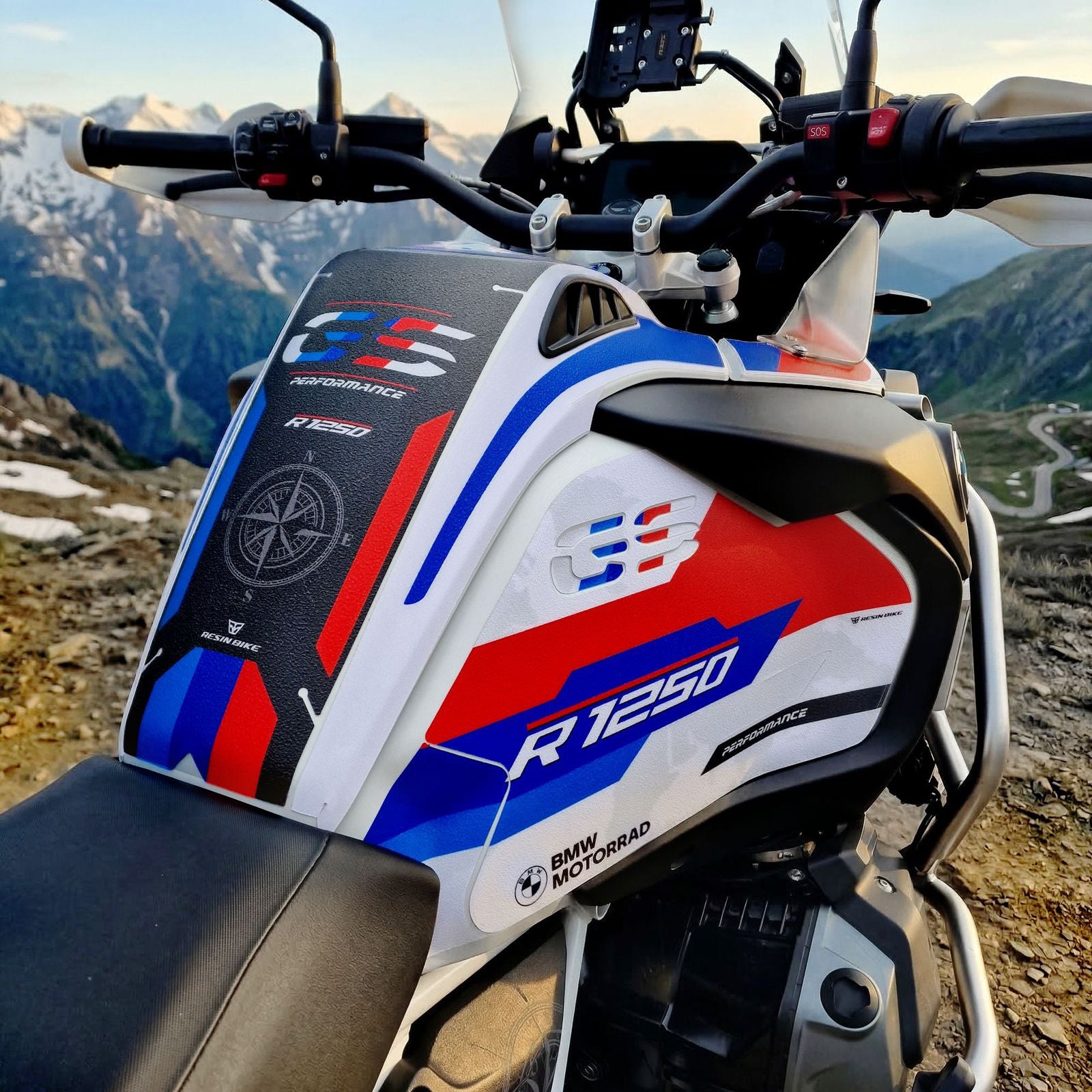 Resin Bike Crystal Motorcycle Protection Stickers - Full Kit | BMW R 1250 GS Adventure 2021>2024 -   Pyramid Motorcycle Accessories