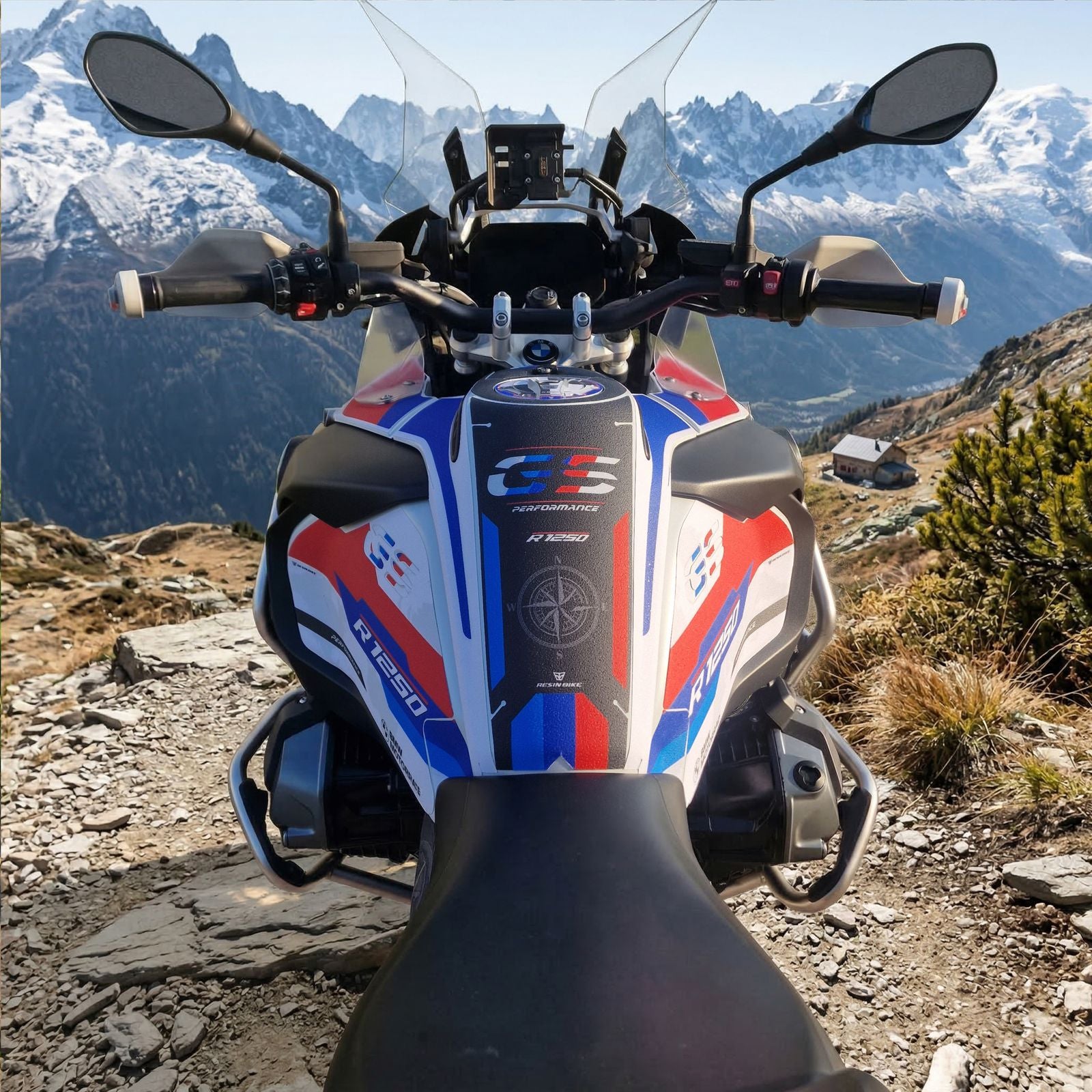 Resin Bike Crystal Motorcycle Protection Stickers - Full Kit | BMW R 1250 GS Adventure 2021>2024 -   Pyramid Motorcycle Accessories