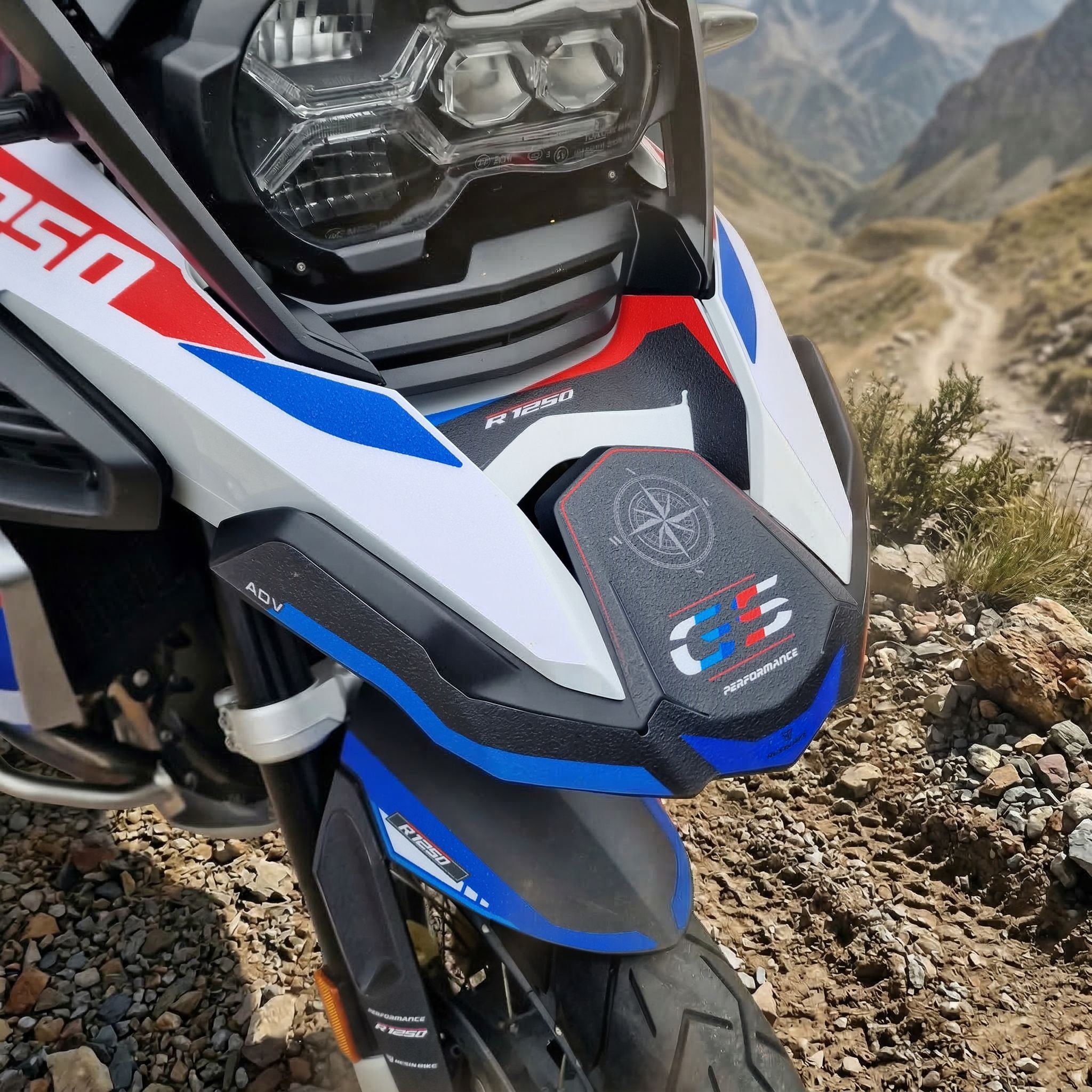 Resin Bike Crystal Motorcycle Protection Stickers - Full Kit | BMW R 1250 GS Adventure 2021>2024 -   Pyramid Motorcycle Accessories