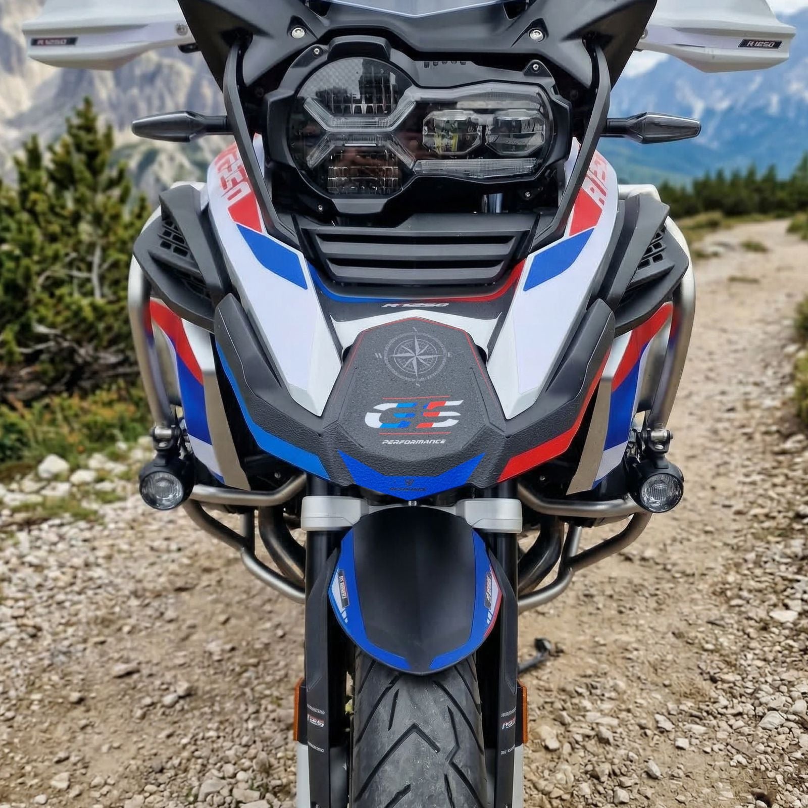 Resin Bike Crystal Motorcycle Protection Stickers - Full Kit | BMW R 1250 GS Adventure 2021>2024 -   Pyramid Motorcycle Accessories