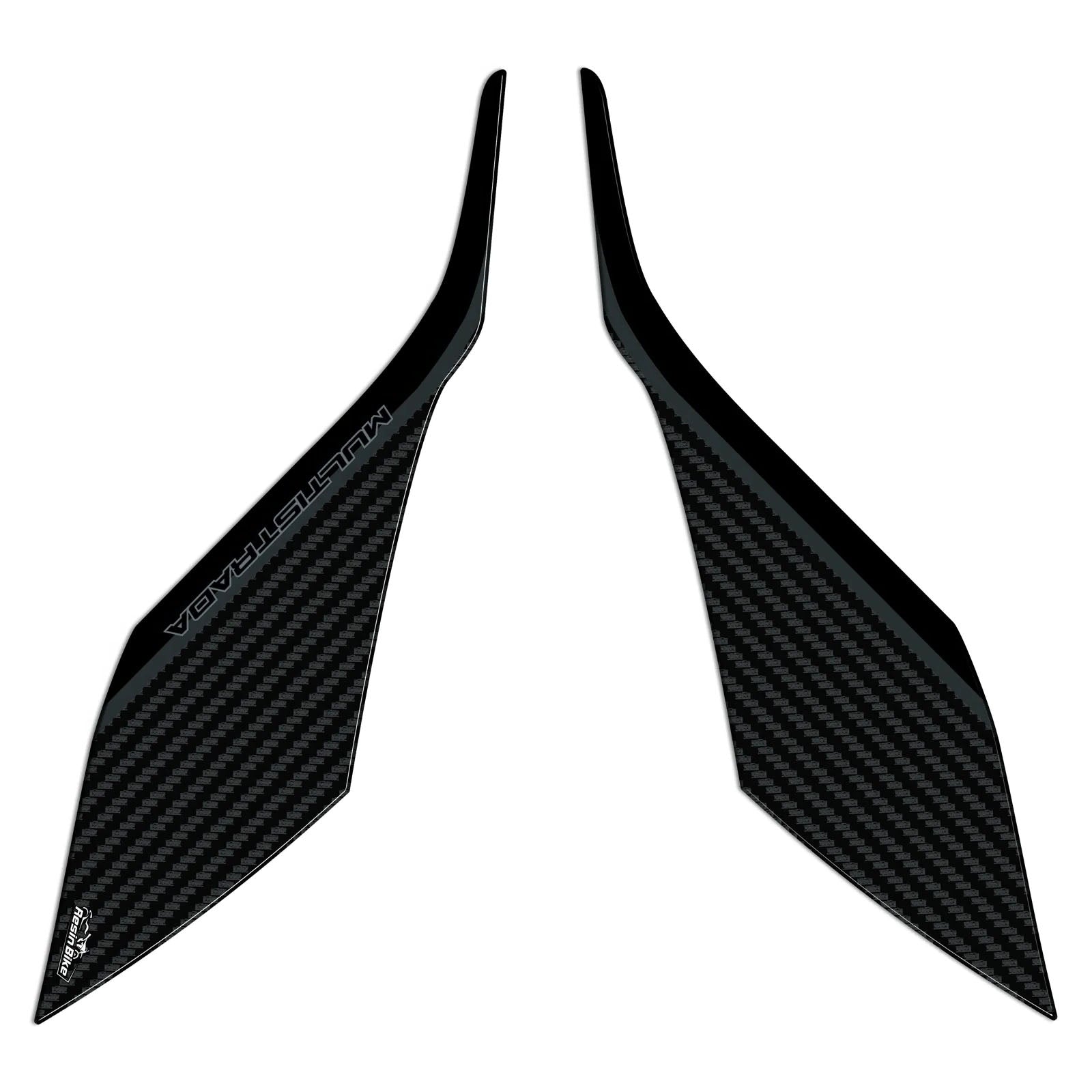 Resin Bike 3D Motorcycle Stickers - Beak | Ducati Multistrada V2/V2 S 2022>2024 -   Pyramid Motorcycle Accessories