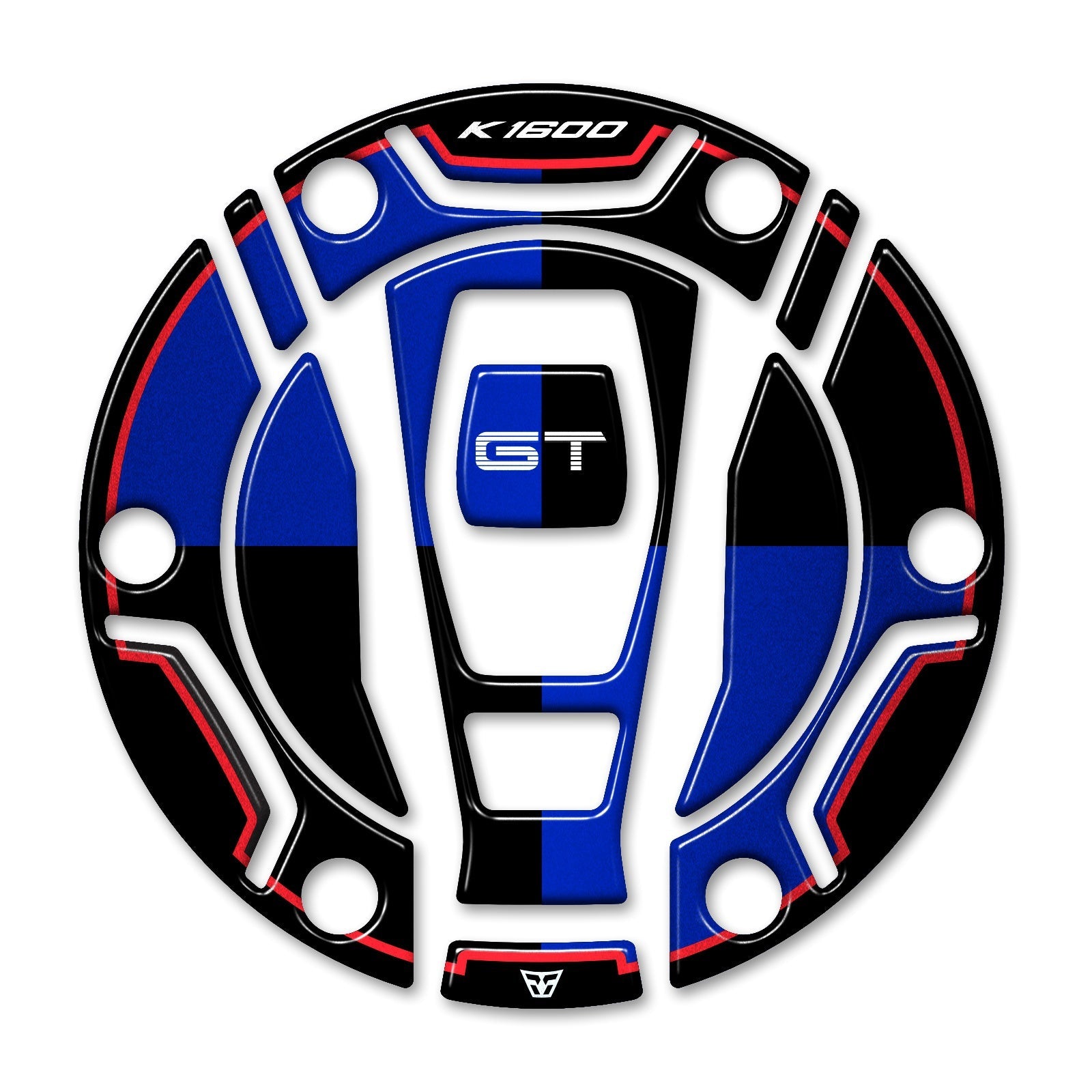 Resin Bike Motorcycle Stickers 3D Compatible with Sport Tank Cap | BMW K 1600 GT 2022>2026