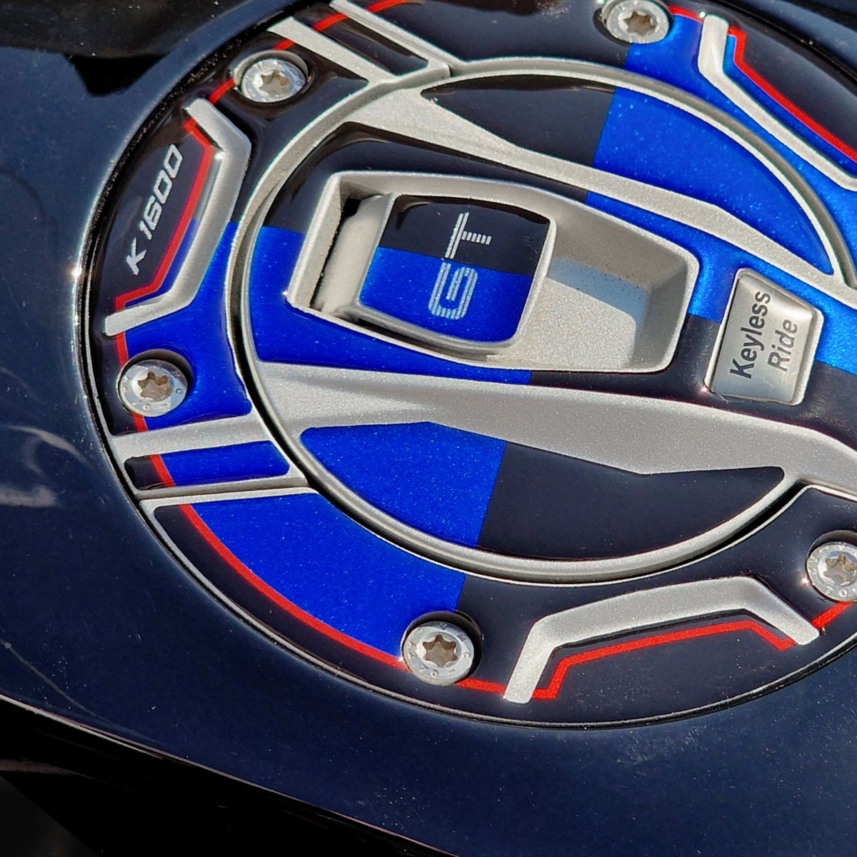 Resin Bike Motorcycle Stickers 3D Compatible with Sport Tank Cap | BMW K 1600 GT 2022>2026