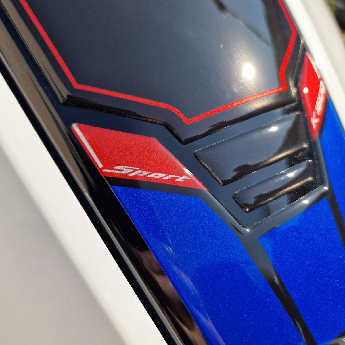 Resin Bike Motorcycle Stickers 3D Compatible with Sport Tank Pad | BMW K 1600 GT 2022>2026