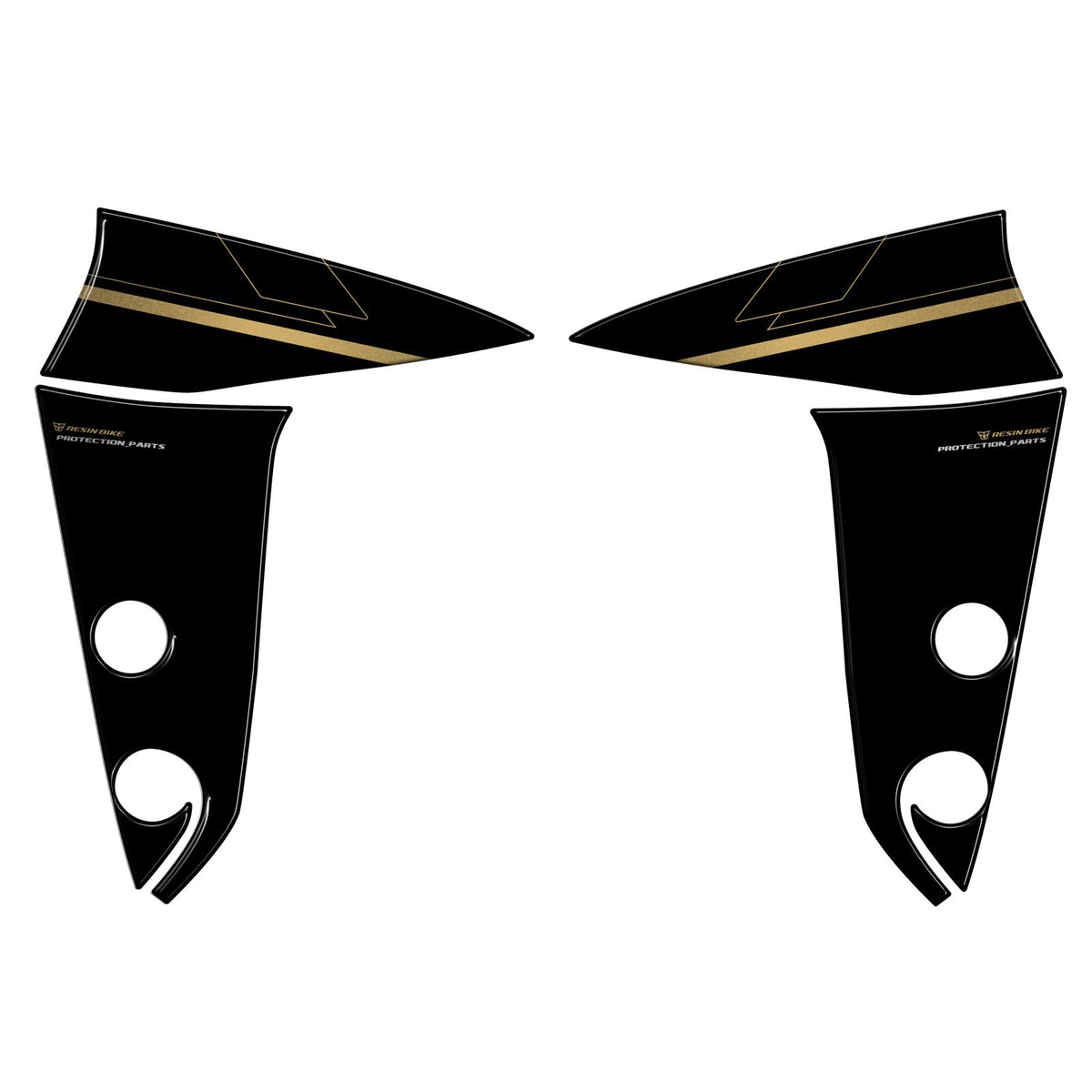 Resin Bike Motorcycle Stickers 3D Compatible Side Plates | Yamaha Tracer 7 Gt 2025>2026