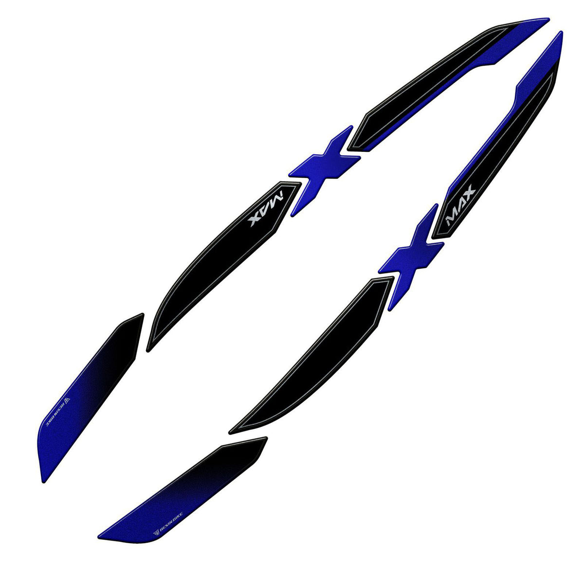 Resin Bike Stickers 3D Compatible with Passenger Handles | Yamaha Xmax 300/125 2021>2026