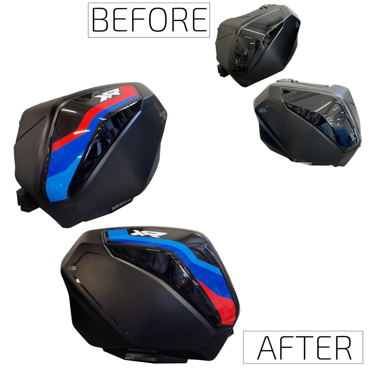 Resin Bike Smooth Crystal Stickers Compatible with Motorcycle Cases | BMW S 1000 XR 2020>2026