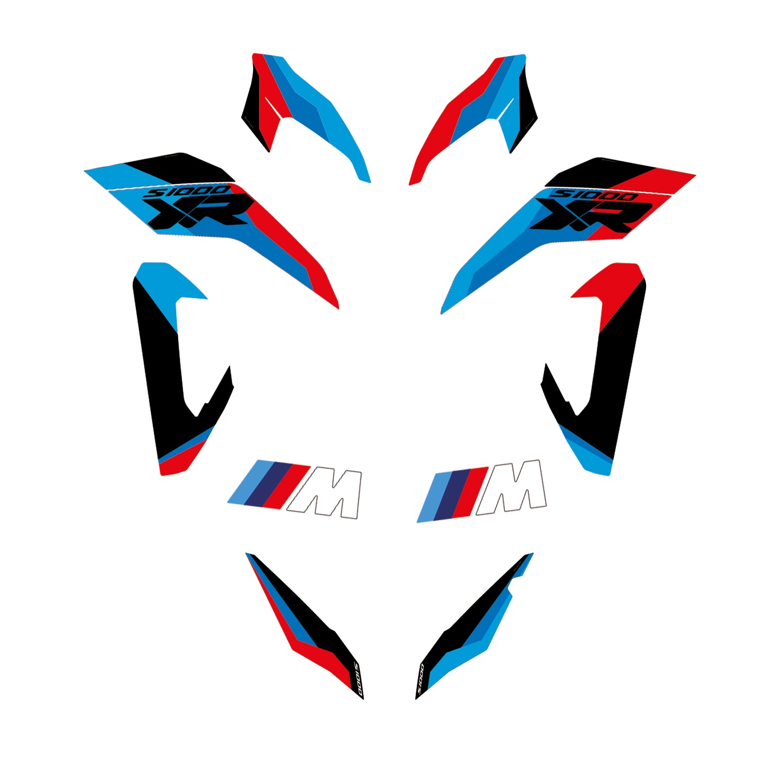 Resin Bike Basic Smooth Crystal Sticker Kit Compatible | BMW S 1000 XR 2024>2026