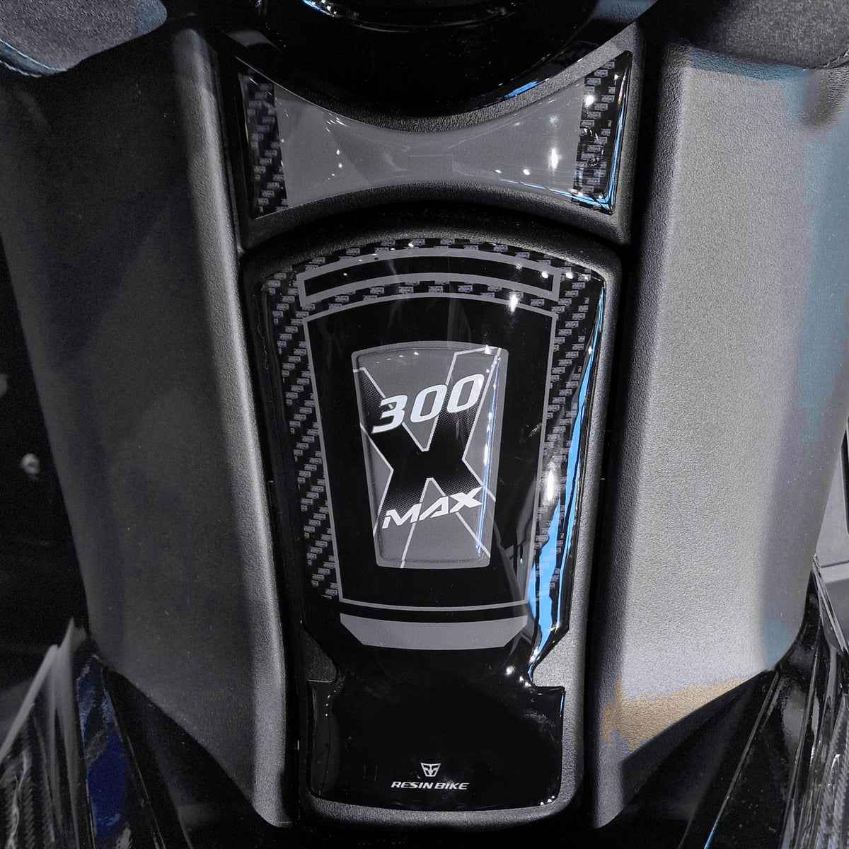 Resin Bike Motorcycle Stickers 3D Compatible with Tank Cover | Yamaha Xmax 300/125 2021>2026