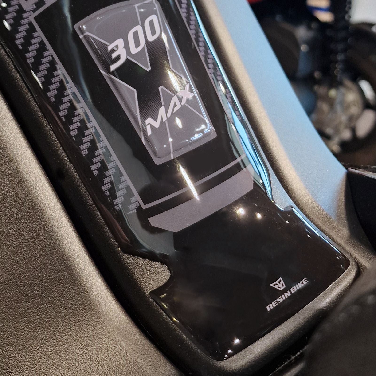 Resin Bike Motorcycle Stickers 3D Compatible with Tank Cover | Yamaha Xmax 300/125 2021>2026