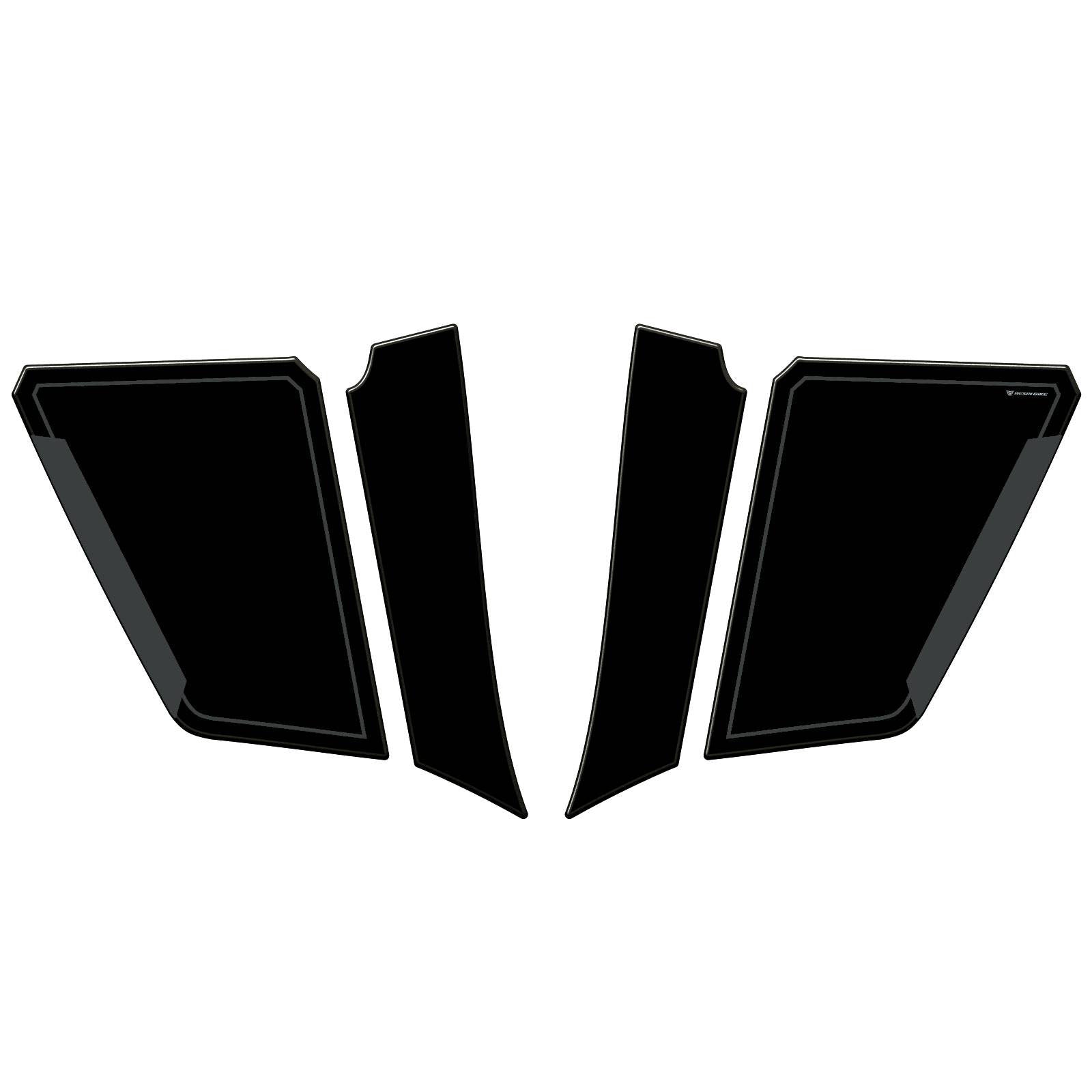 Resin Bike Motorcycle Stickers 3D Compatible with Tunnel | Yamaha Xmax 300/125 2021>2026 RB-1000816800008