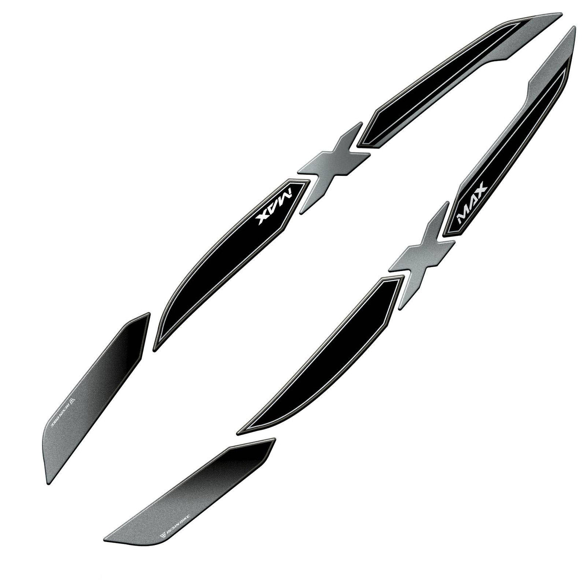 Resin Bike Motorcycle Sticker 3D Compatible Passenger Handles | Yamaha Xmax 300/125 2021>2026