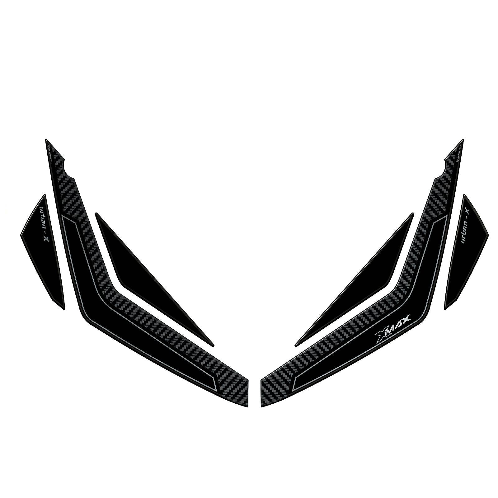 Resin Bike 3D Stickers Compatible Front Headlight Fairing | Yamaha Xmax 300/125 2021>2026
