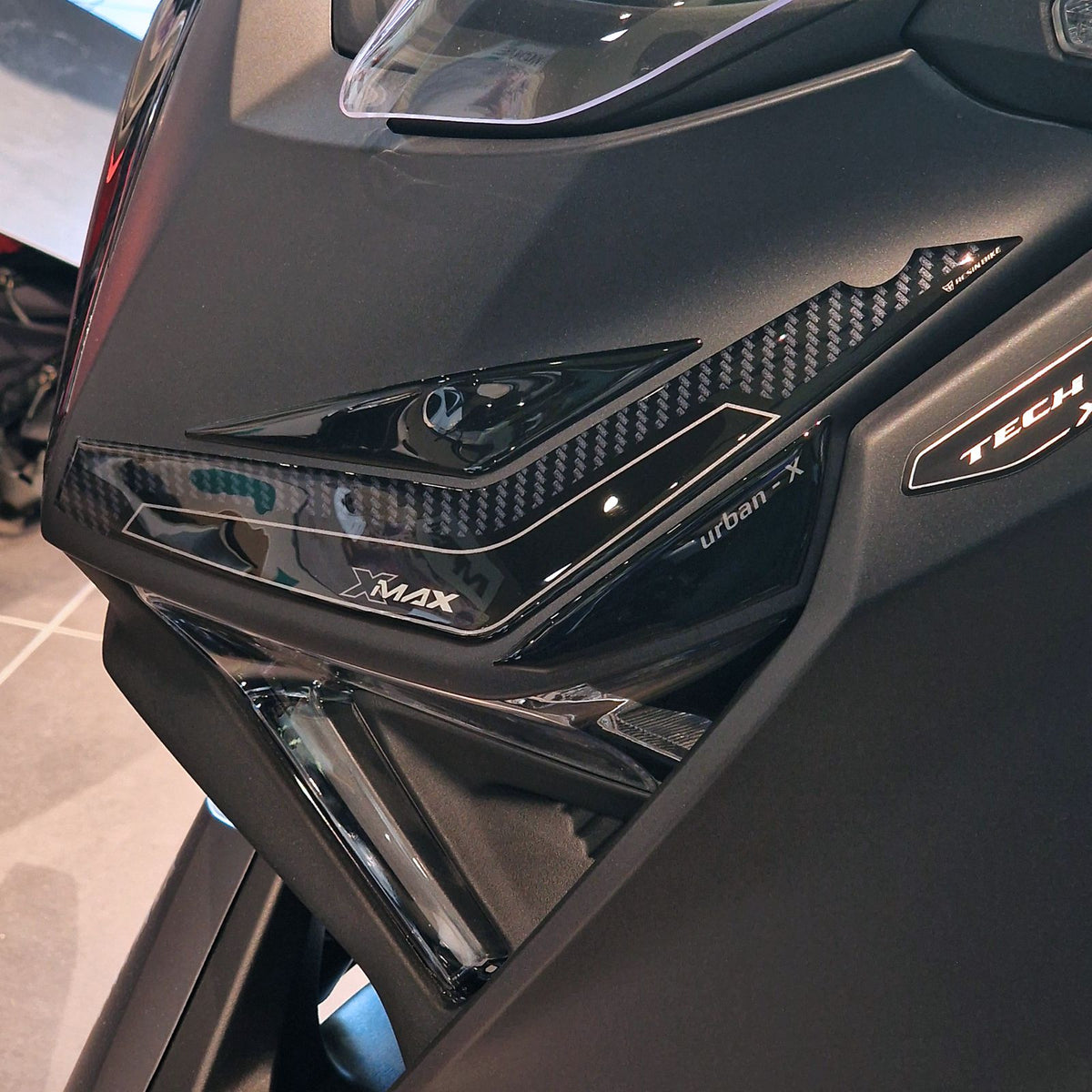 Resin Bike 3D Stickers Compatible Front Headlight Fairing | Yamaha Xmax 300/125 2021>2026