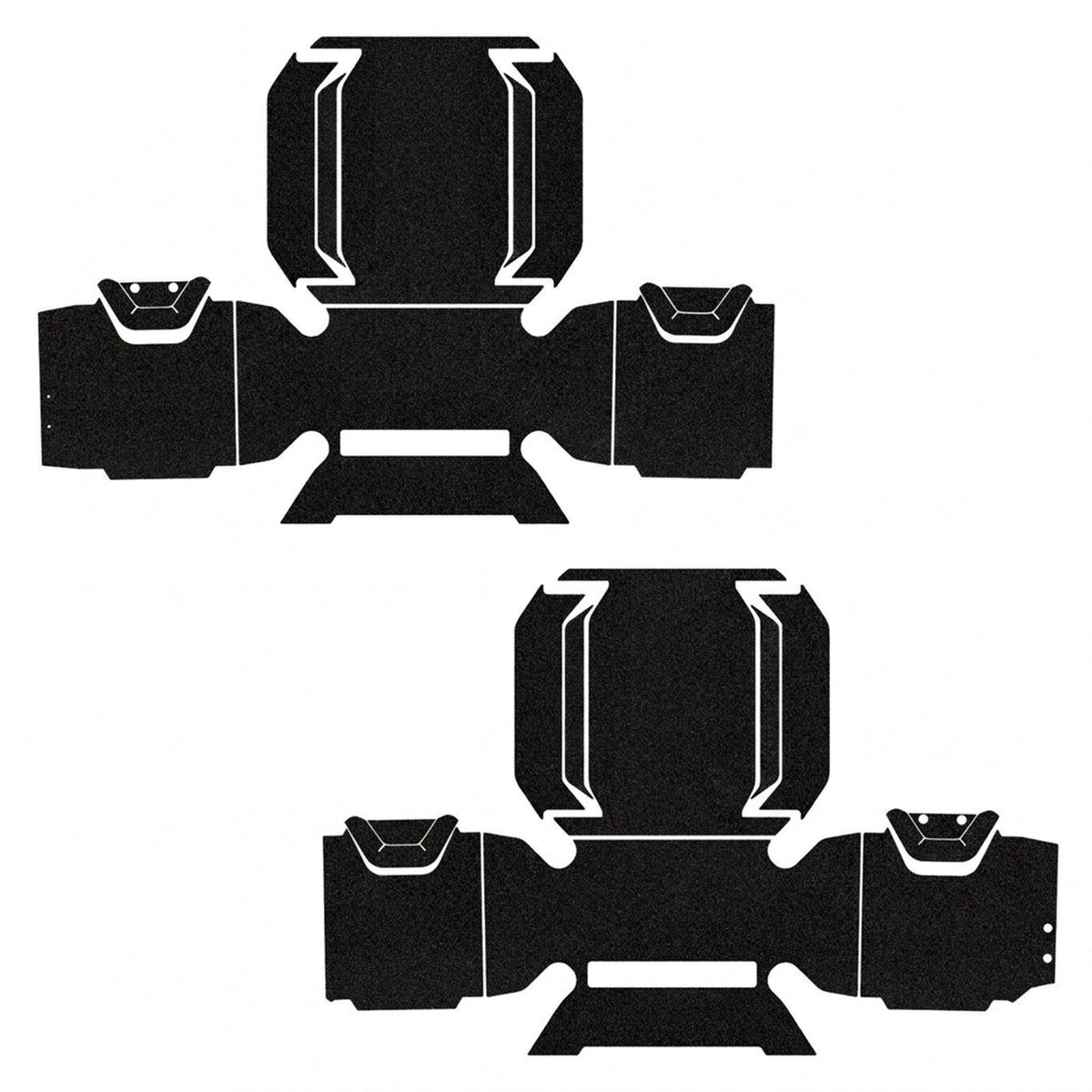 Resin Bike Rough Crystal Stickers Compatible Black Motorcycle Cases | BMW R 1300 GS Adventure 2023>2026
