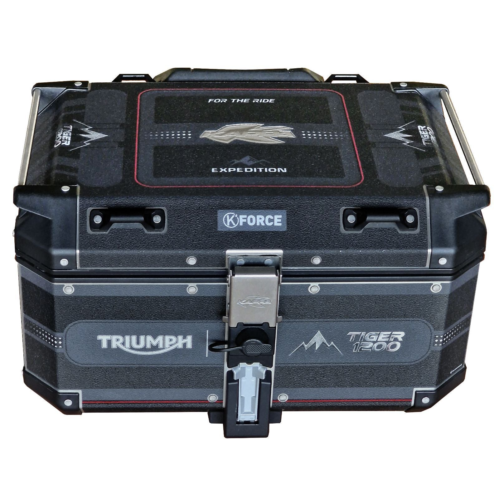 Resin Bike Rough Crystal Stickers Compatible with Motorcycle Top Case | Triumph Tiger 1200
